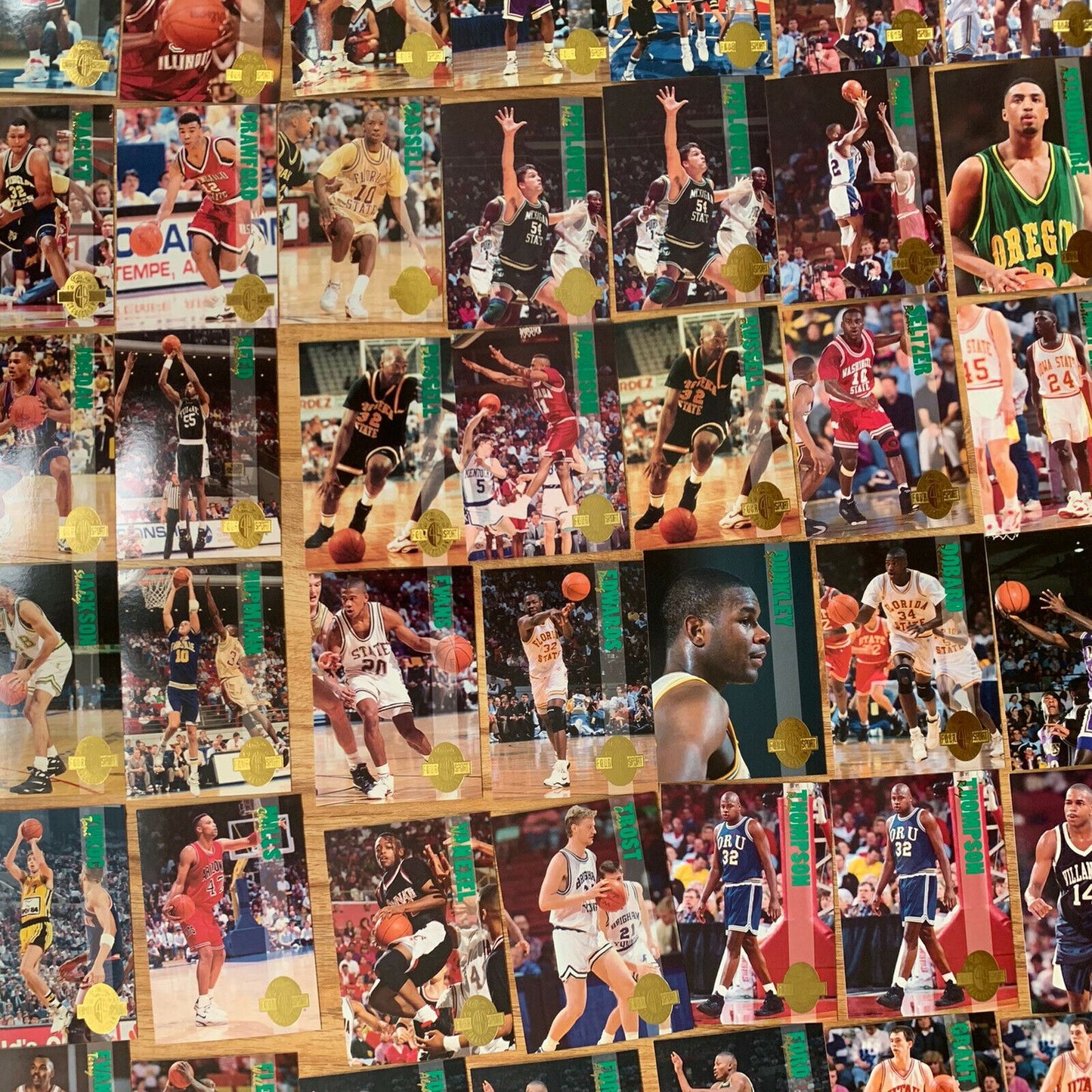 1993 College Basketball Collector Sports Cards Lot - Classic Games
