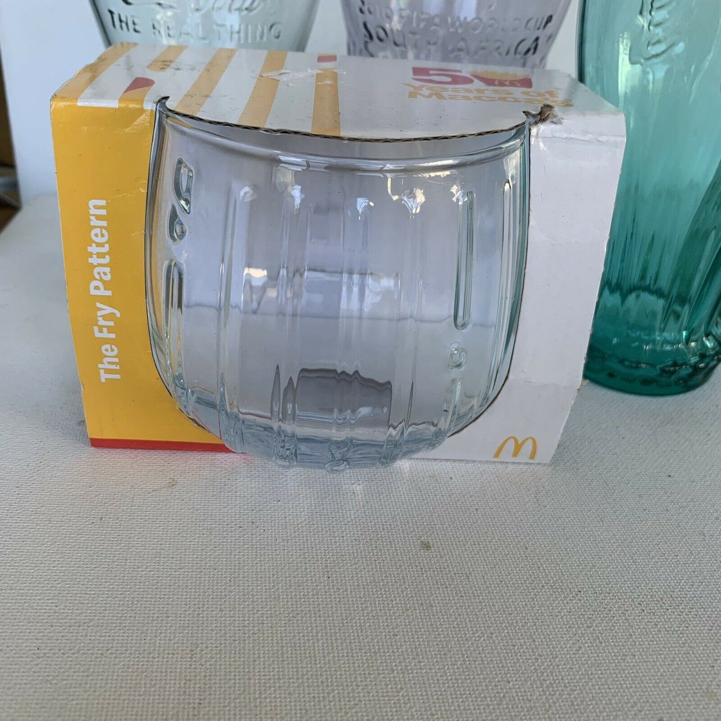 McDonalds Coca-Cola Glasses - Various Designs & Styles - 5 Glasses