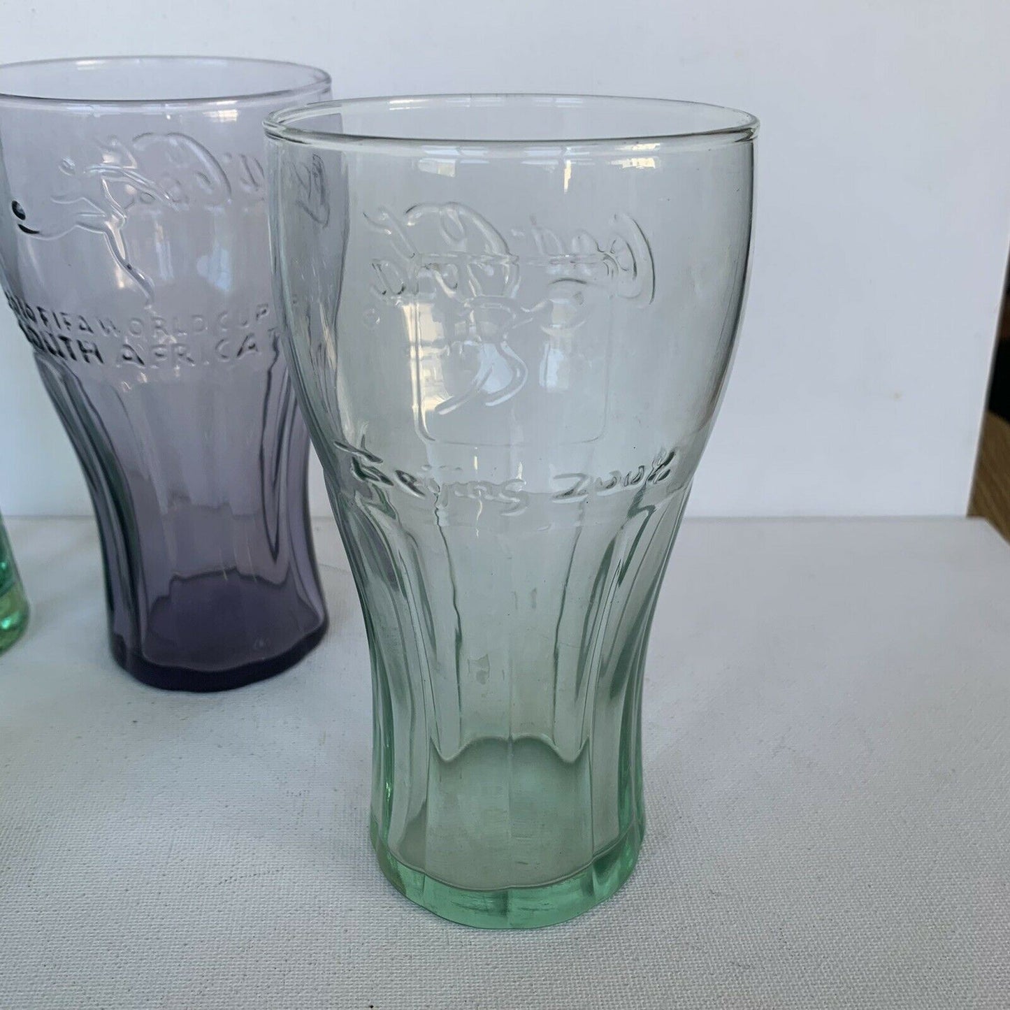 McDonalds Coca-Cola Glasses - Various Designs & Styles - 5 Glasses