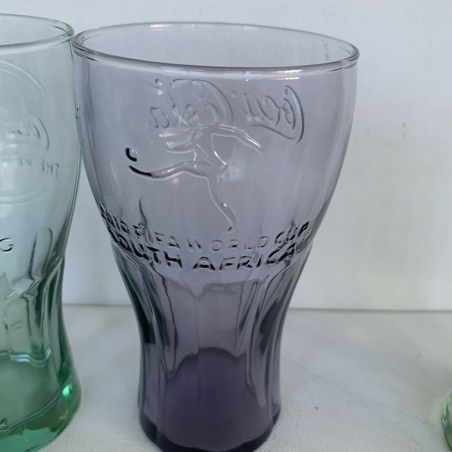 McDonalds Coca-Cola Glasses - Various Designs & Styles - 5 Glasses