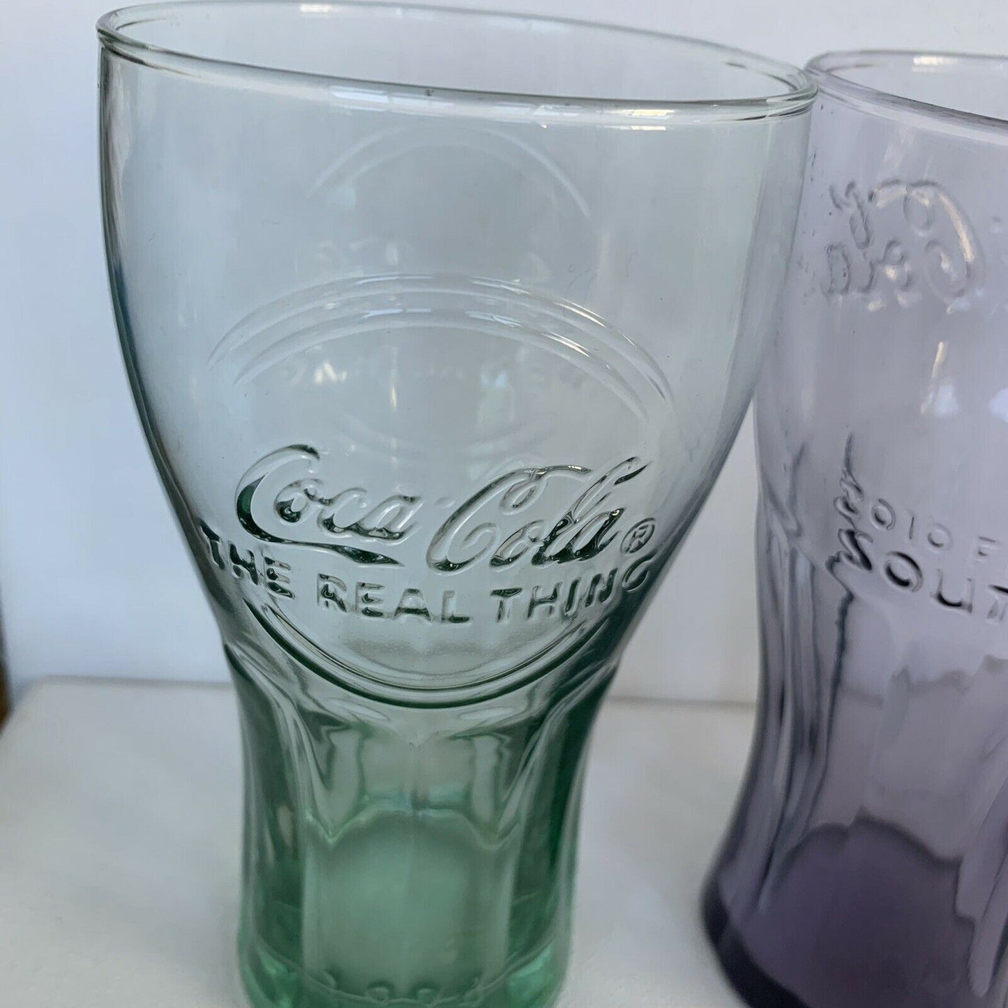 McDonalds Coca-Cola Glasses - Various Designs & Styles - 5 Glasses