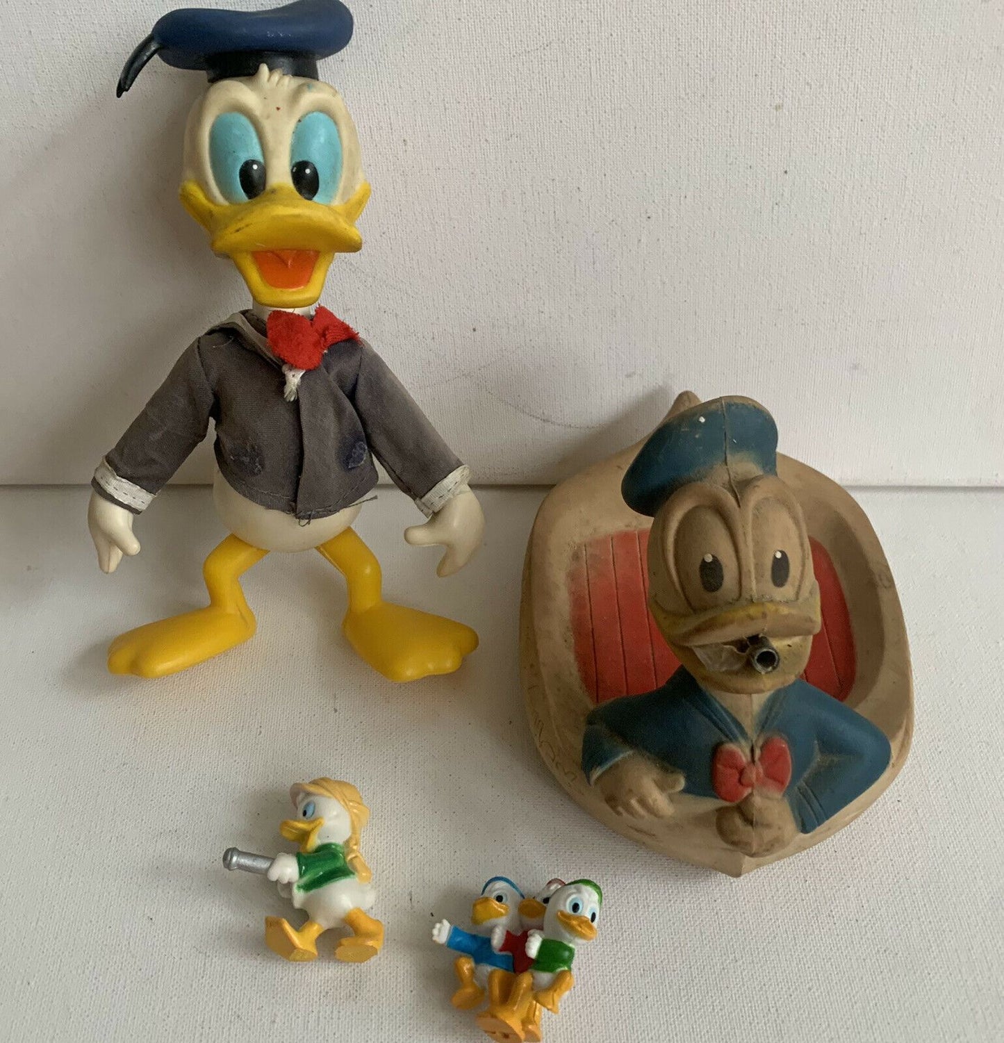 Vintage Donald Duck Plastic Toys