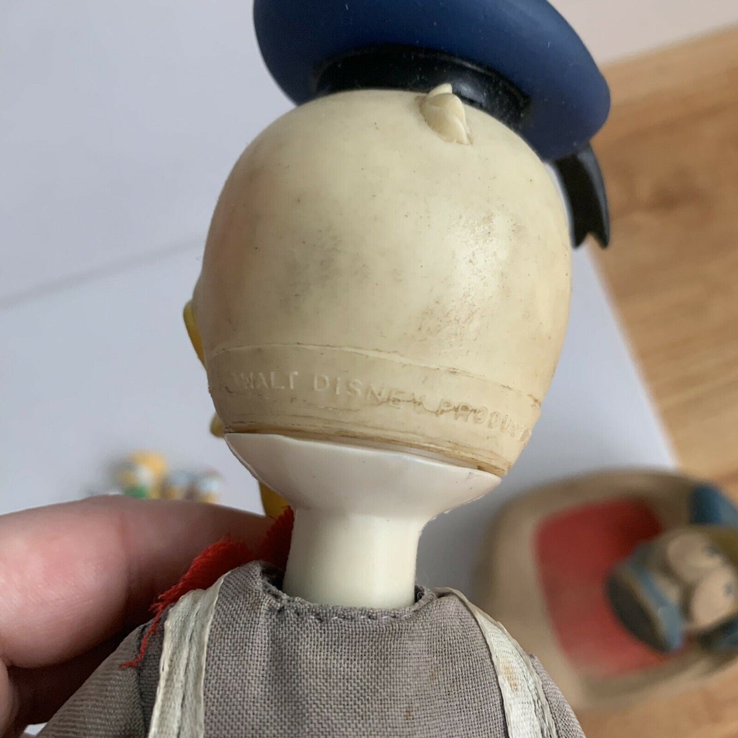 Vintage Donald Duck Plastic Toys