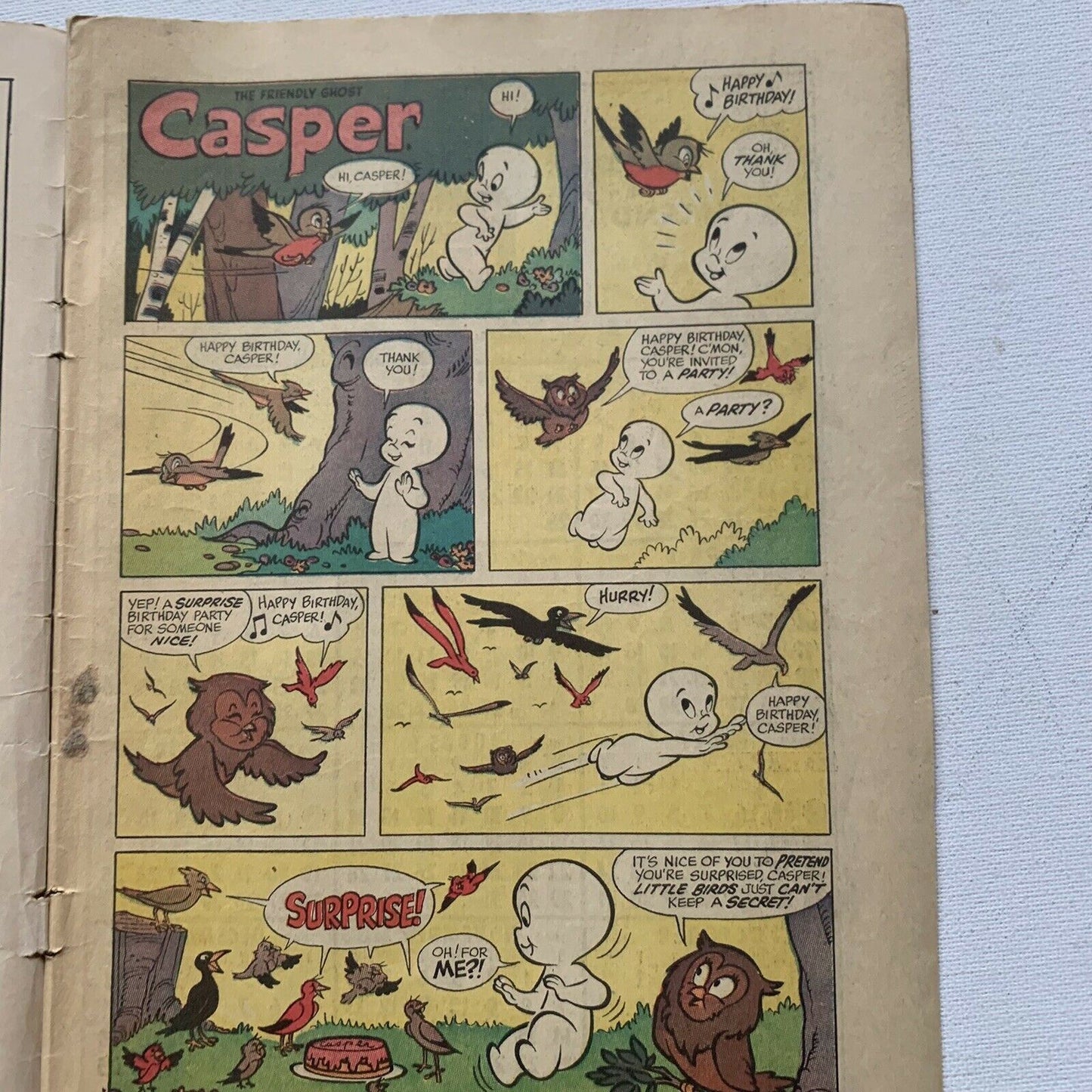 Vintage Casper The Friendly Ghost Harvey Comics Comic Book March 1965