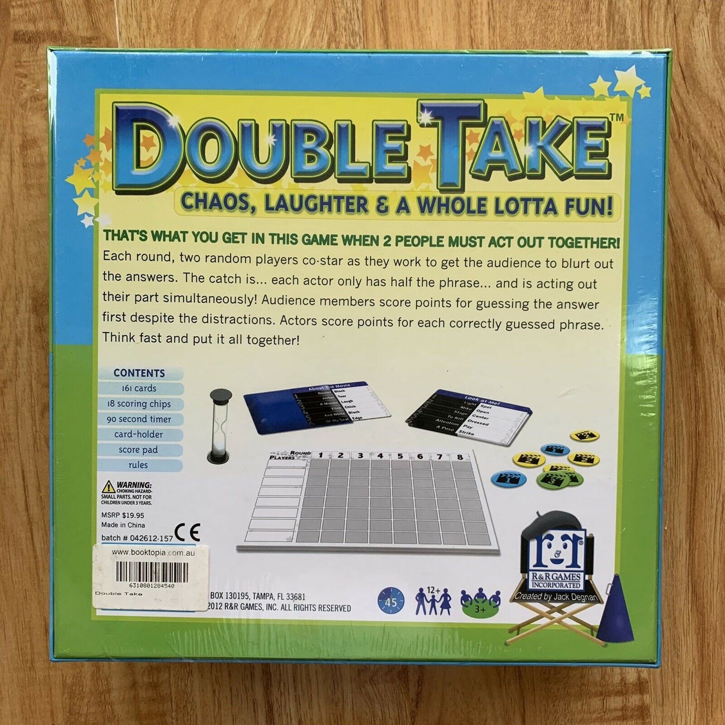 Double Take Board Game By R&R Games - 2012 Rare! Brand New Sealed Family Game