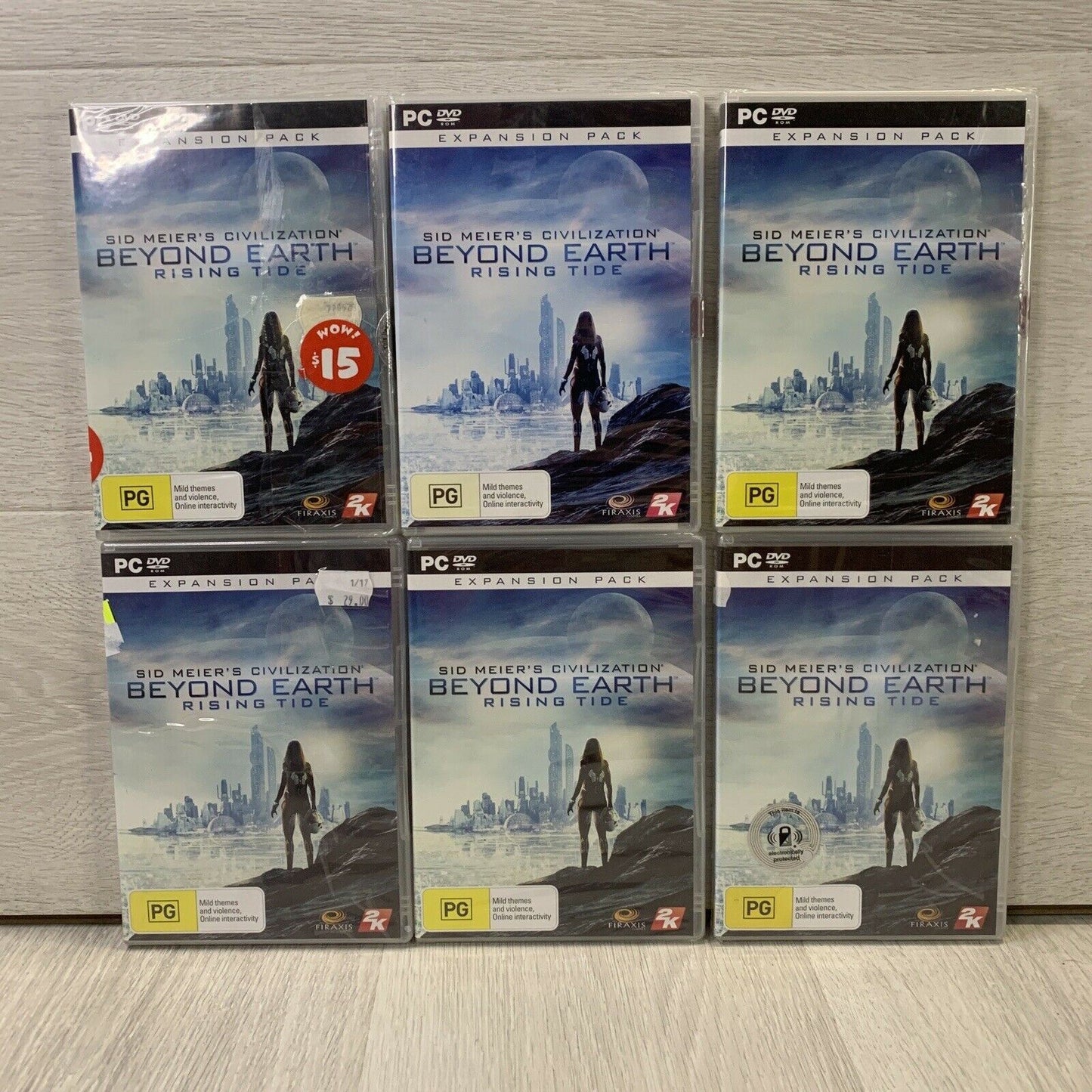 Sid Meier's Civilization BEYOND EARTH Rising Tide - Expansion Pack - 6 x PC Game