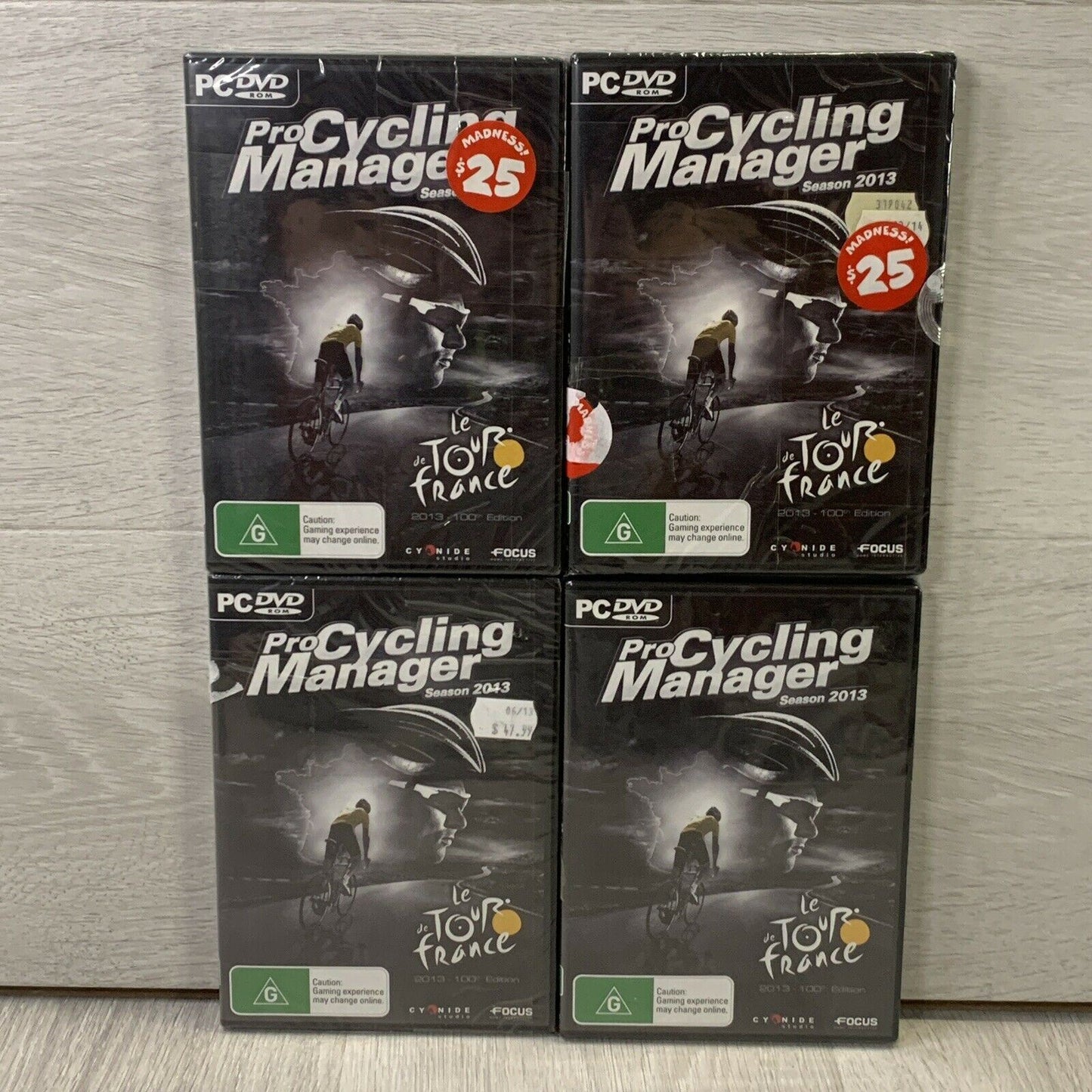 Pro Cycling Manager 2013 Le Tour De France - 4 x PC Game - New