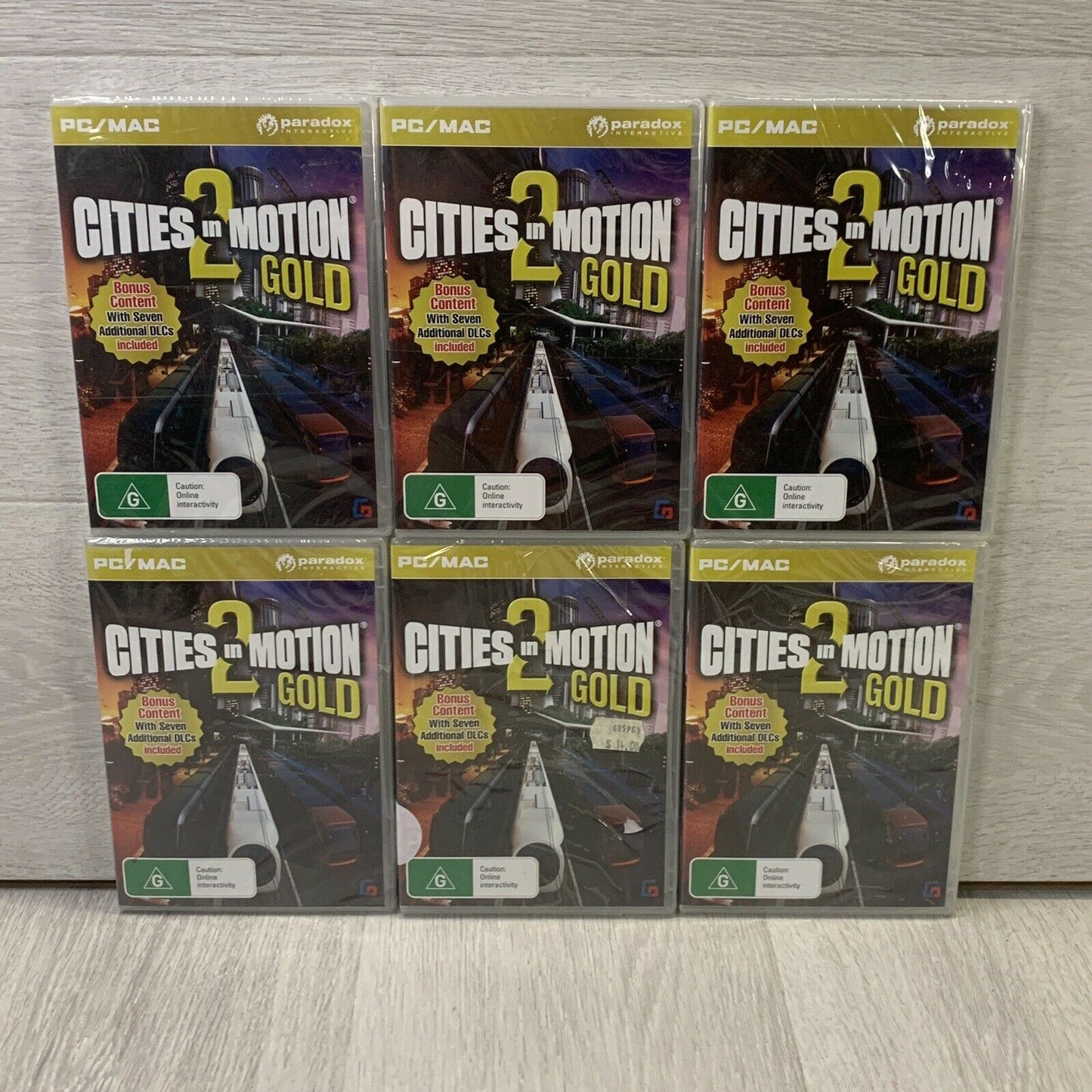 Cities in Motion 2 GOLD - 6 x PC Games - New