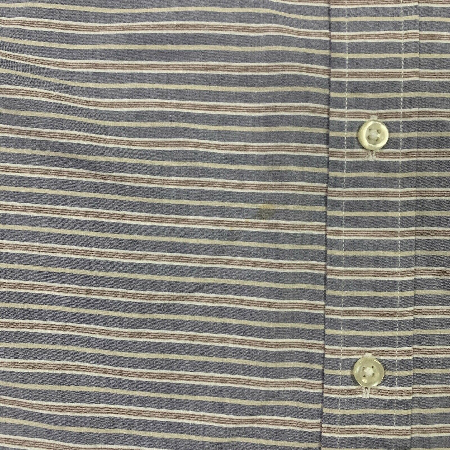 Tommy Hilfiger Mens Stripped Long Sleeve Button Up Shirt Size Large