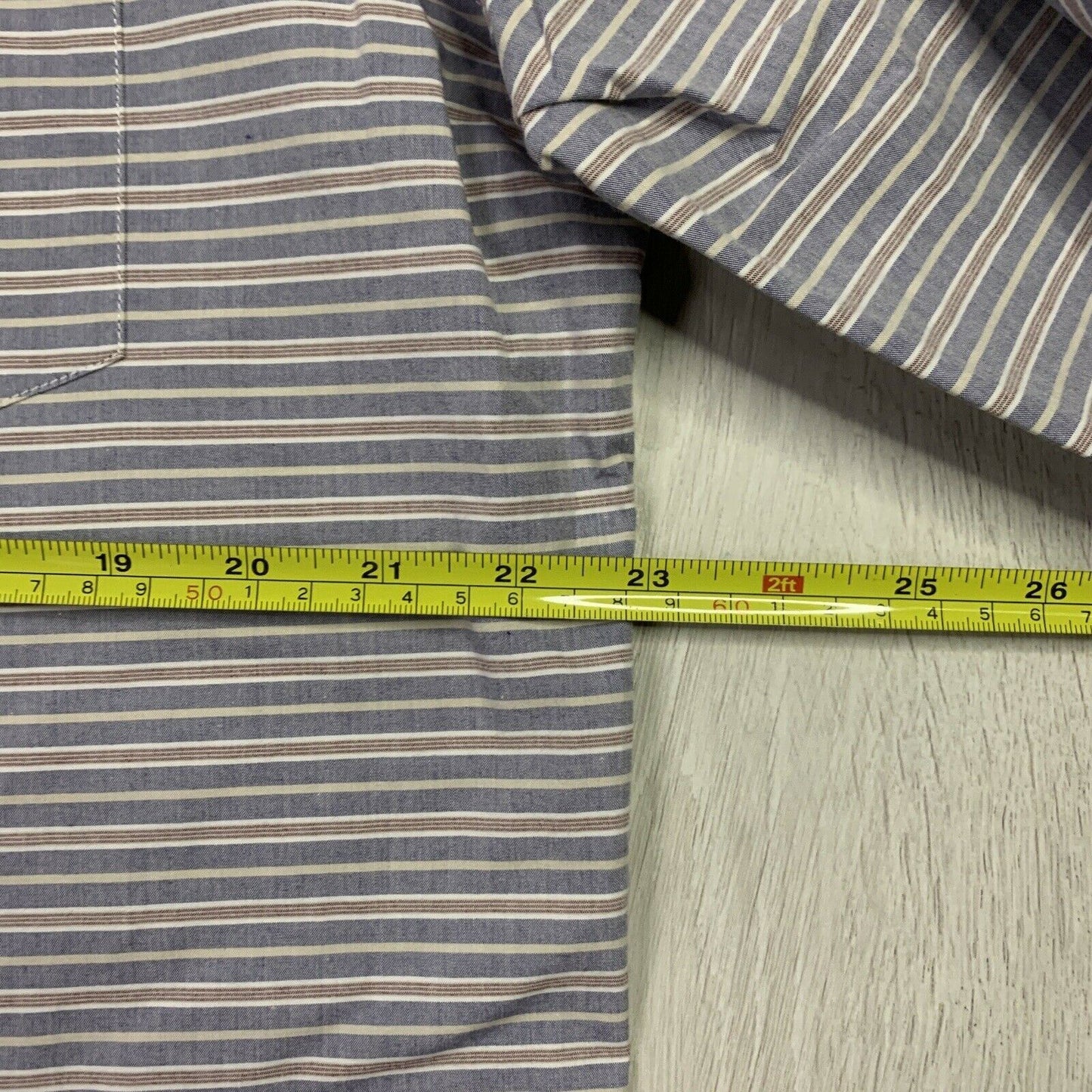 Tommy Hilfiger Mens Stripped Long Sleeve Button Up Shirt Size Large