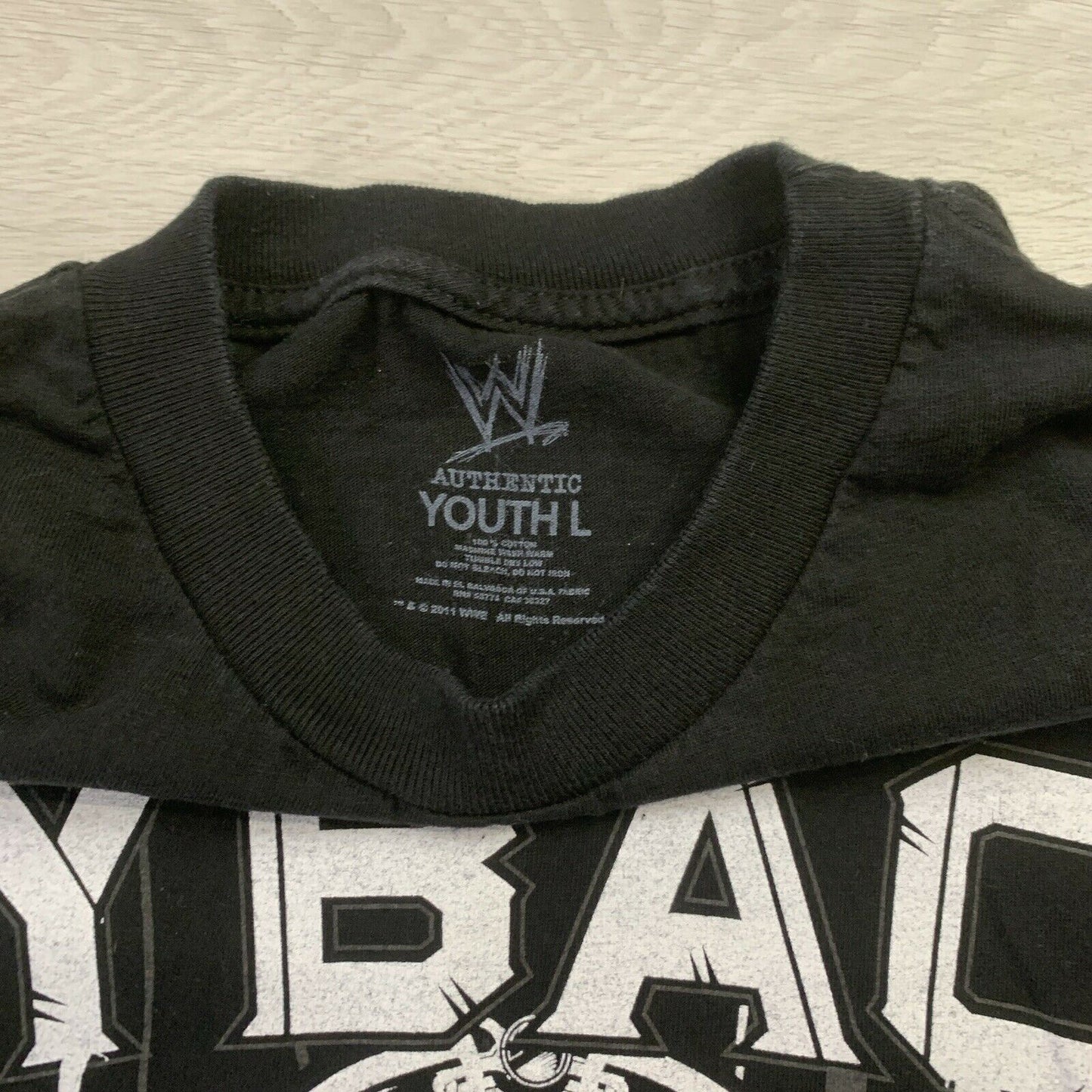 WWE Wrestling Ryback Feed Me More Black T-Shirt Youth Size Large