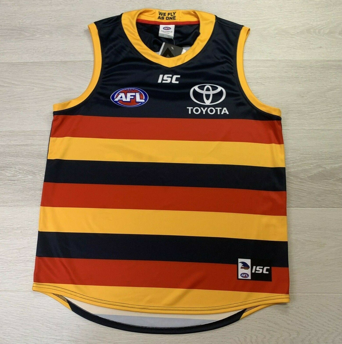 ISC Adelaide Crows AFL Guernsey Adelaide Crows Jersey Size 2XL Footy Jersey