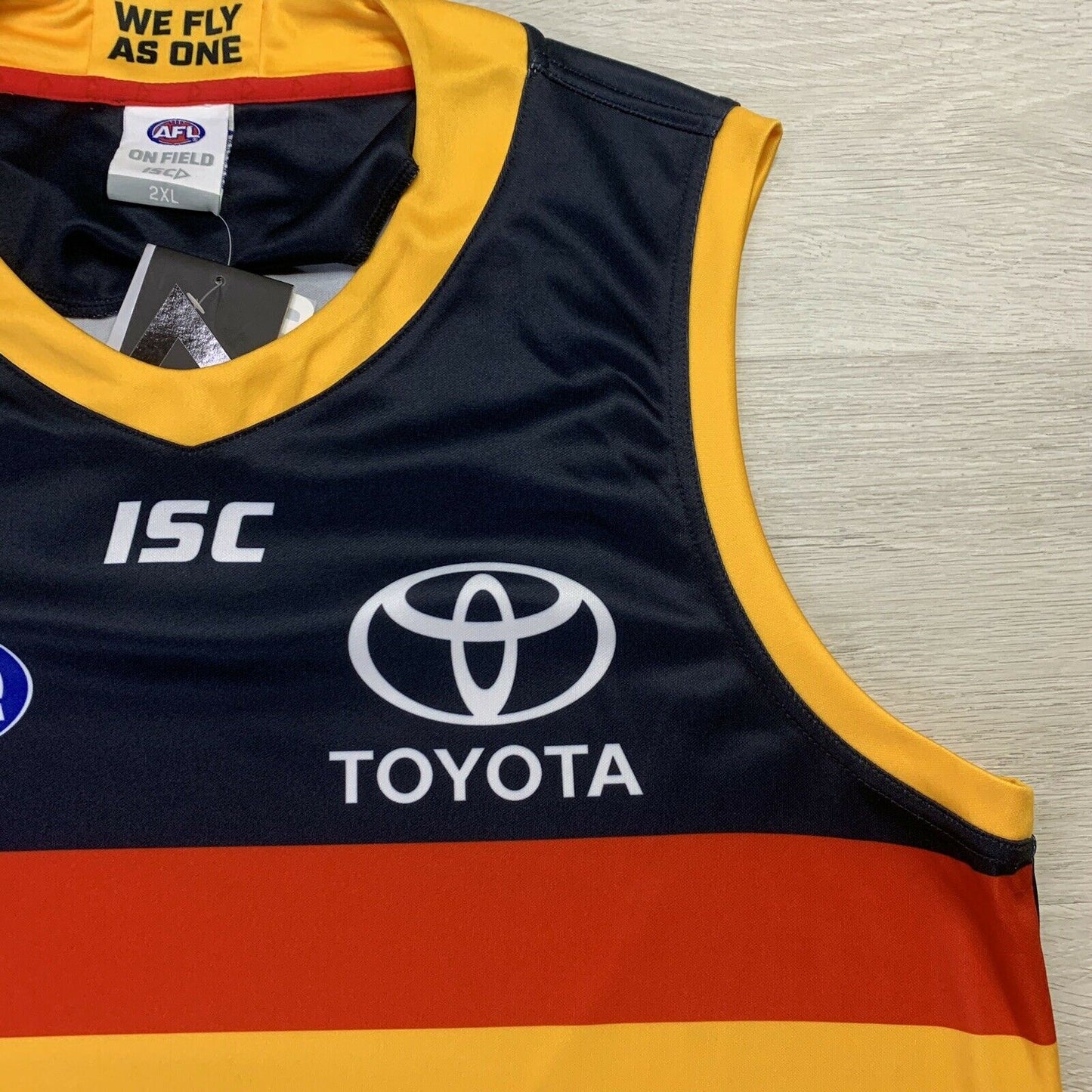 ISC Adelaide Crows AFL Guernsey Adelaide Crows Jersey Size 2XL Footy Jersey
