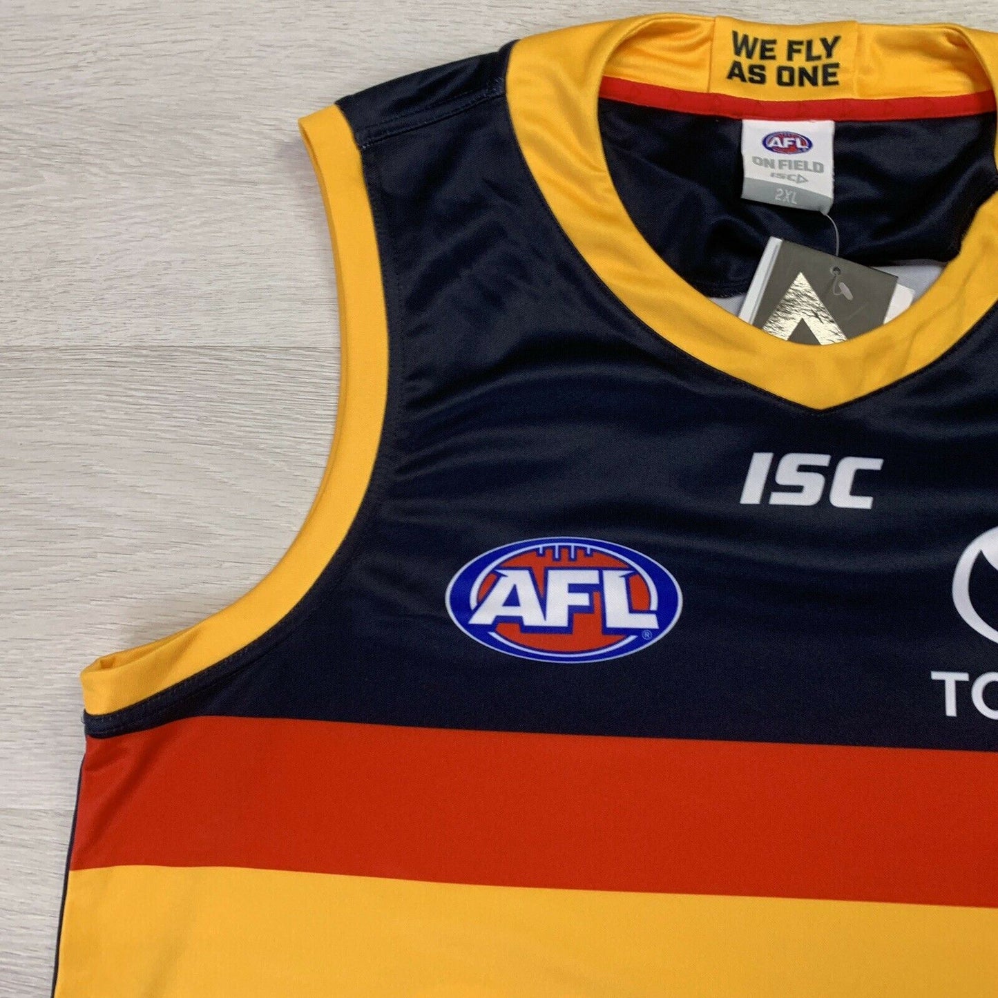 ISC Adelaide Crows AFL Guernsey Adelaide Crows Jersey Size 2XL Footy Jersey