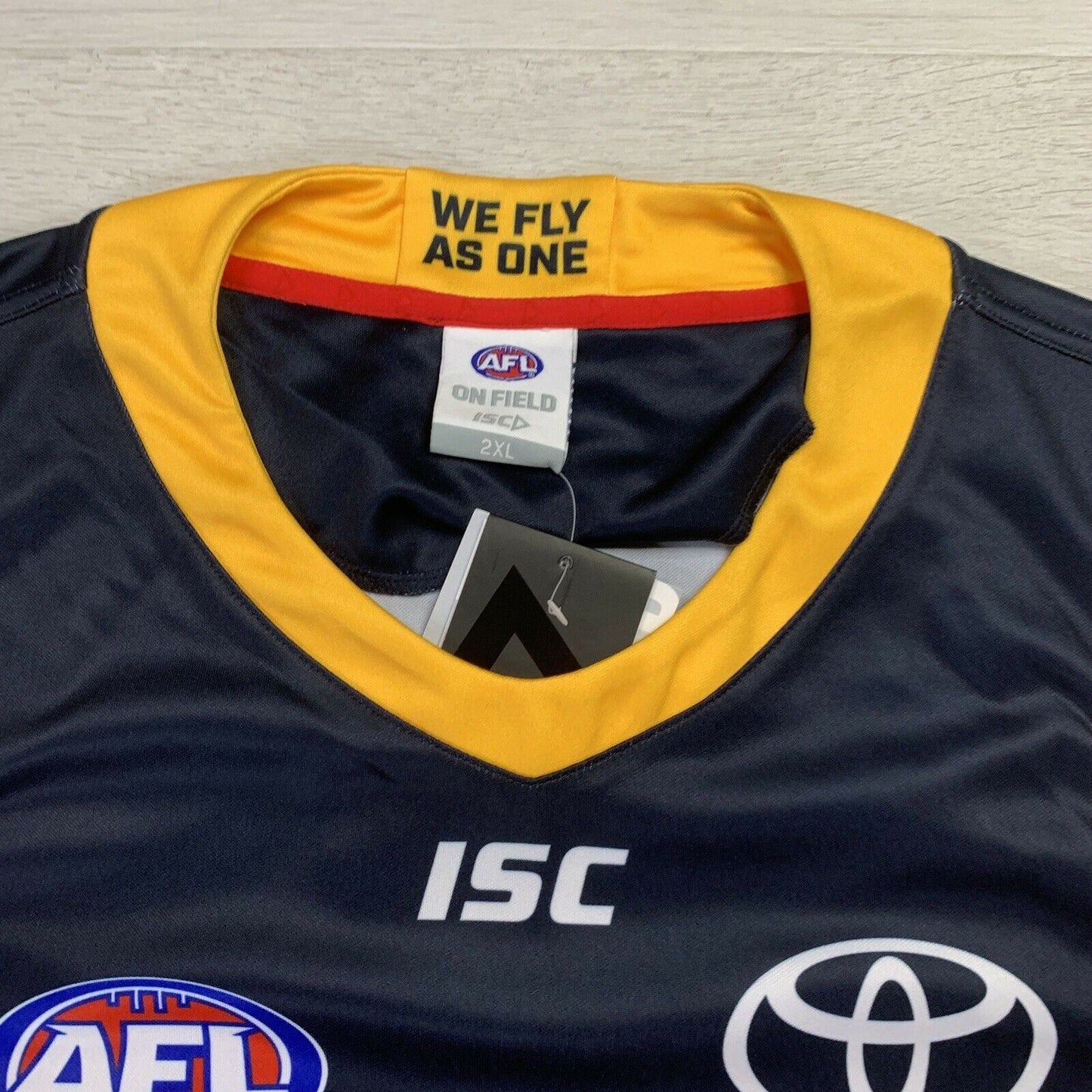 ISC Adelaide Crows AFL Guernsey Adelaide Crows Jersey Size 2XL Footy Jersey