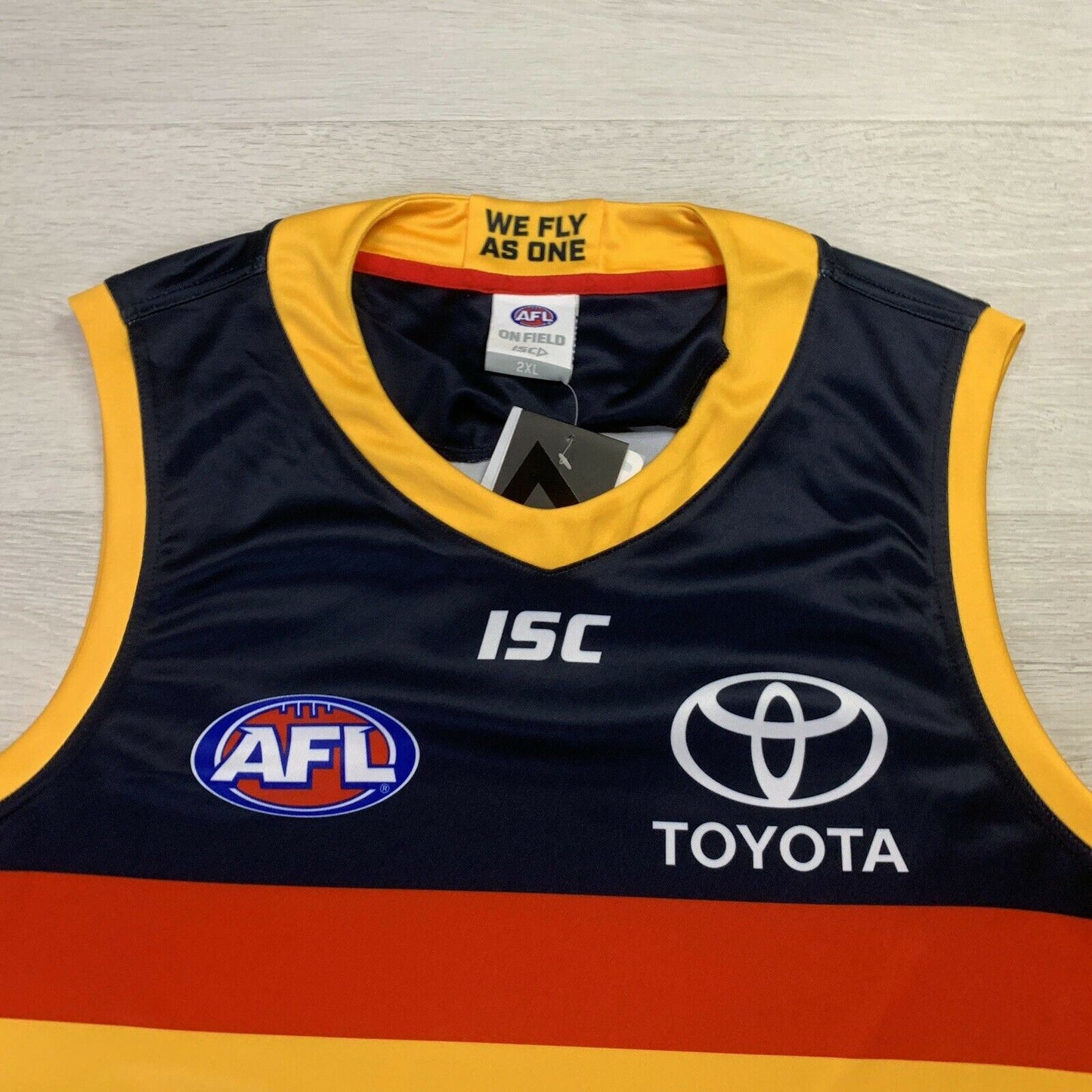 ISC Adelaide Crows AFL Guernsey Adelaide Crows Jersey Size 2XL Footy Jersey