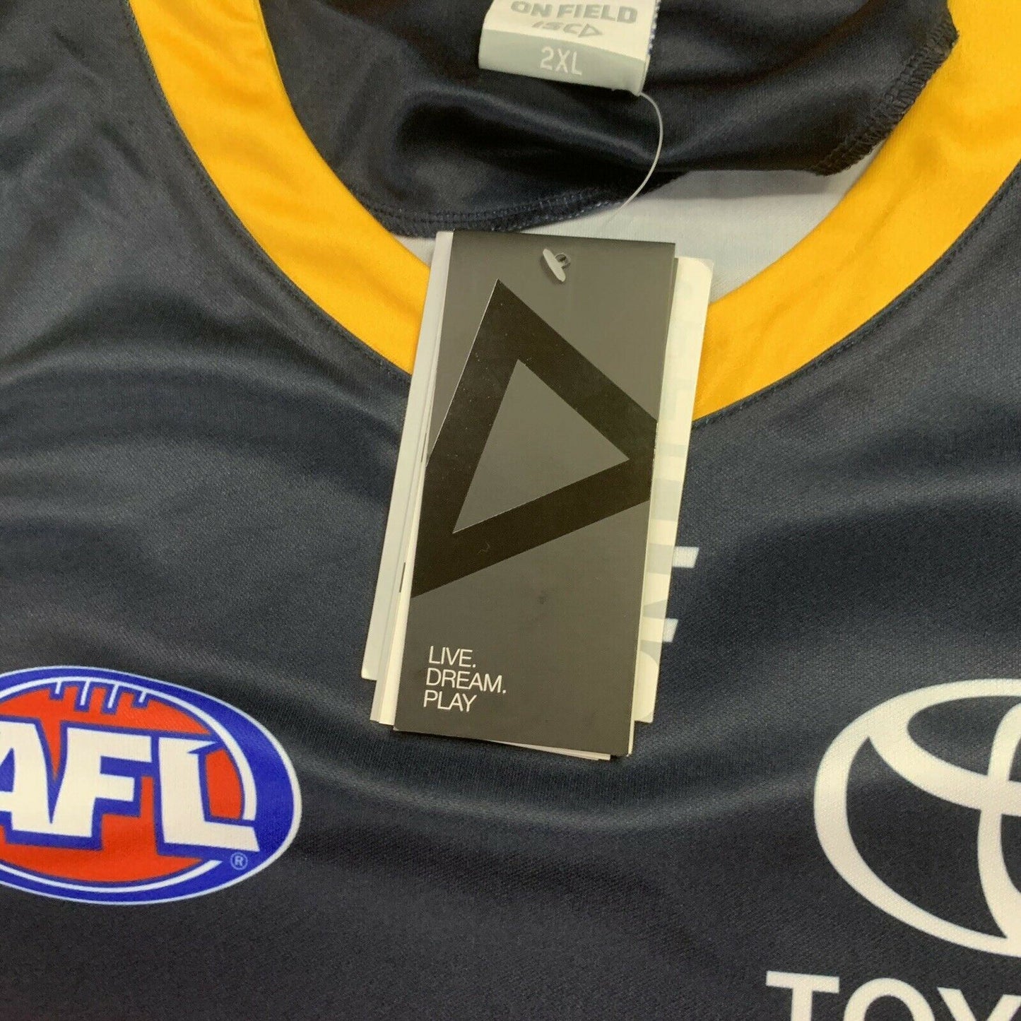 ISC Adelaide Crows AFL Guernsey Adelaide Crows Jersey Size 2XL Footy Jersey