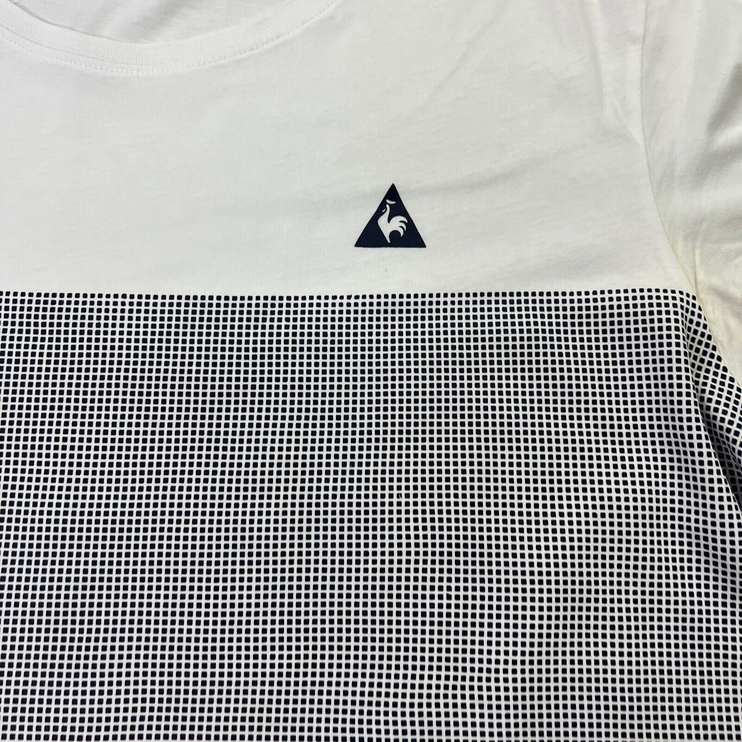 Le Coq Sportif Mens White T-Shirt Size Large