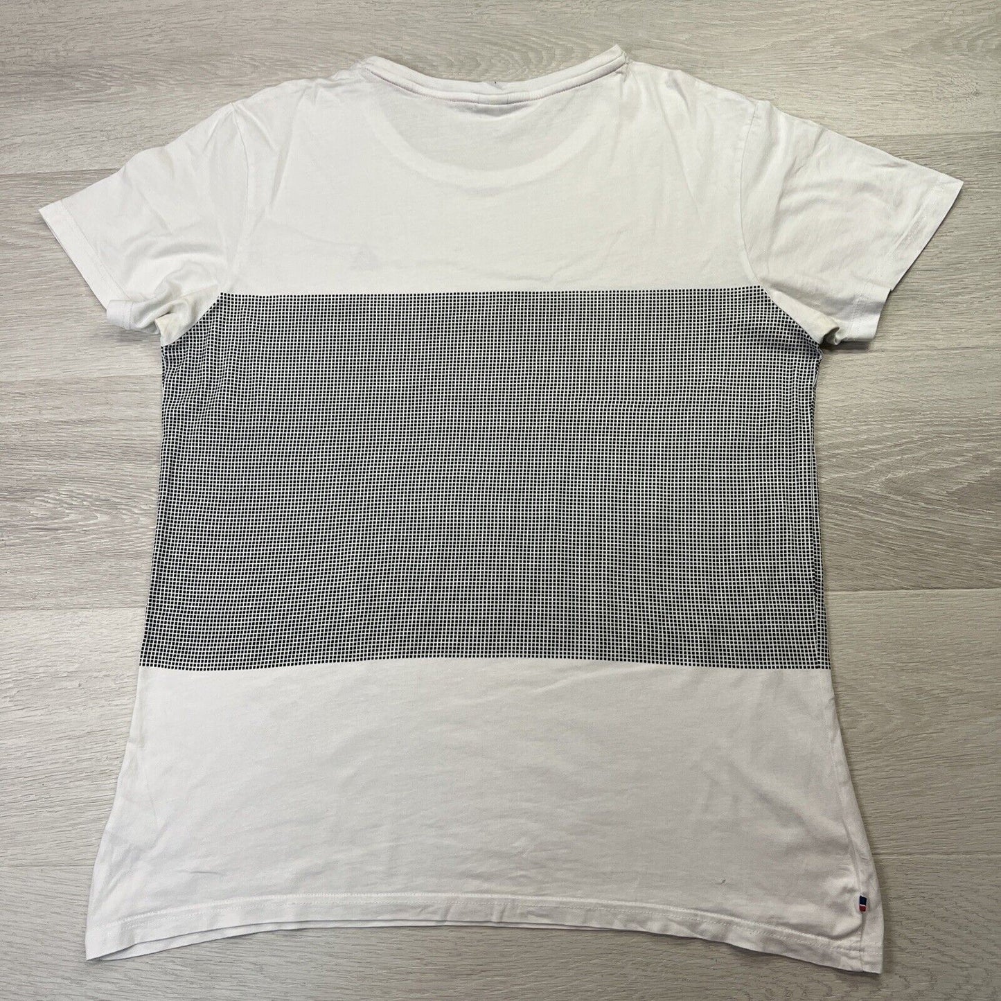 Le Coq Sportif Mens White T-Shirt Size Large