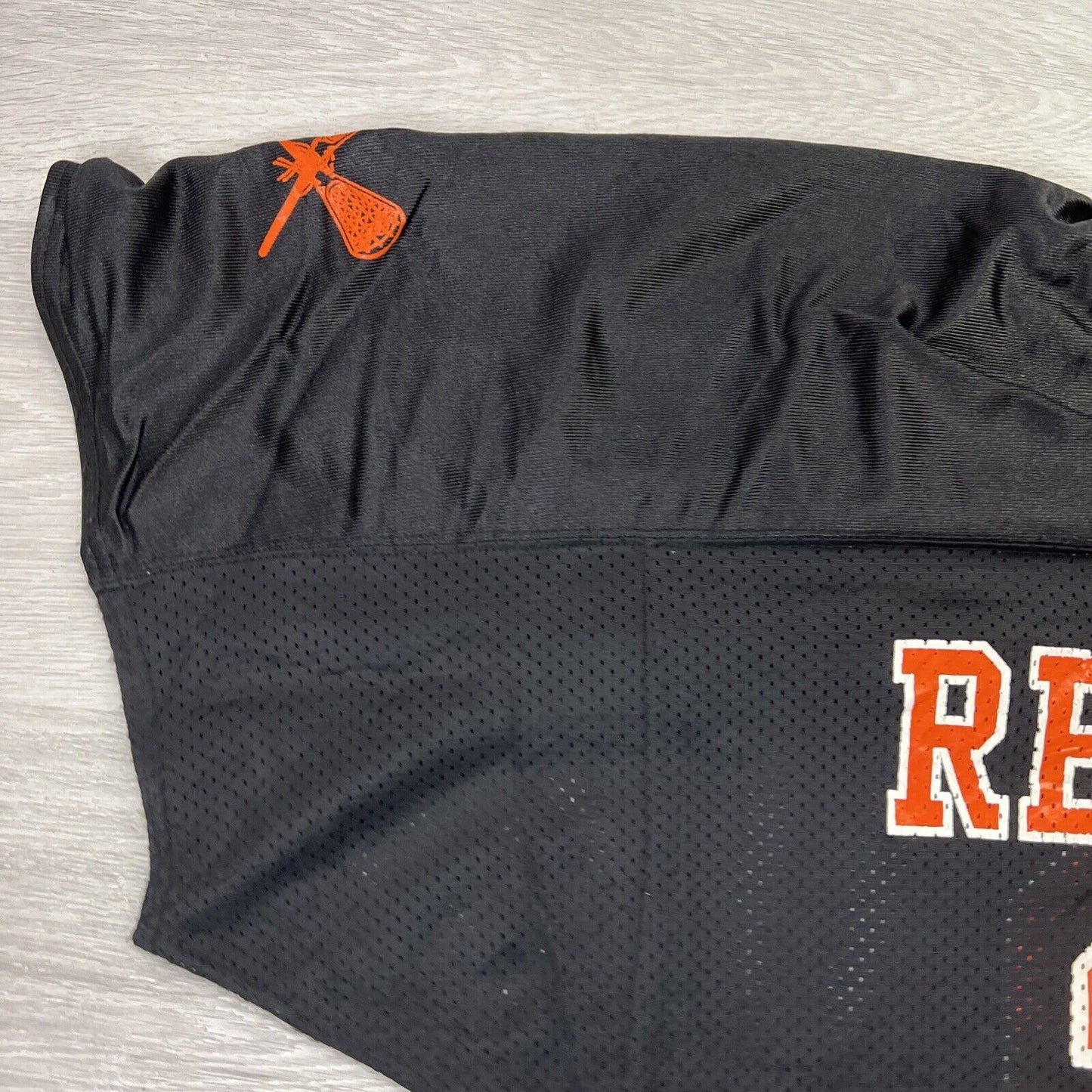 Vintage Lacrosse Jersey Made in the USA Rectory #32 Black Size L/XL