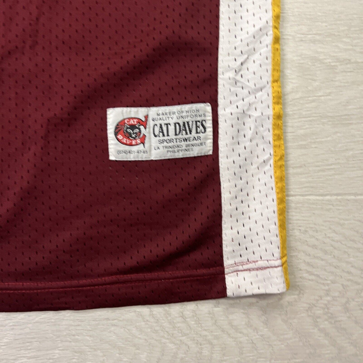 Cat Daves Basketball Jersey Size Large