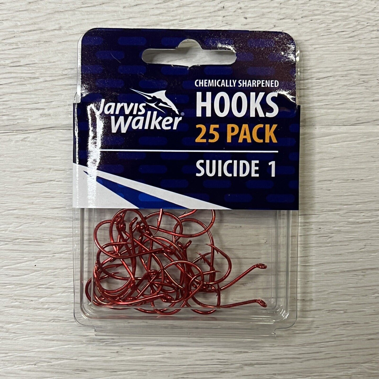 Jarvis Walker Suicide Hooks Size 1 (25 Pack)