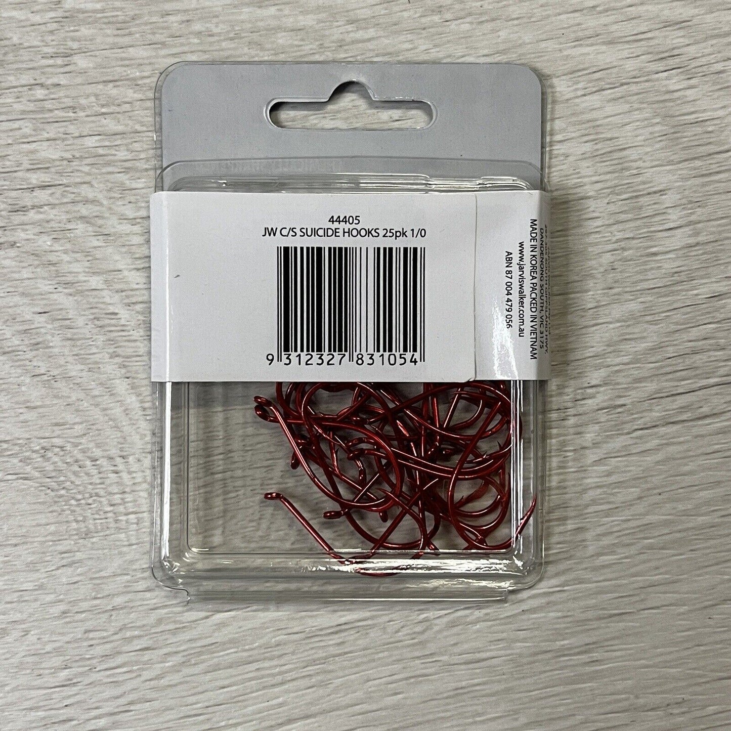 Jarvis Walker Suicide Hooks Size 1/0 (25 Pack)