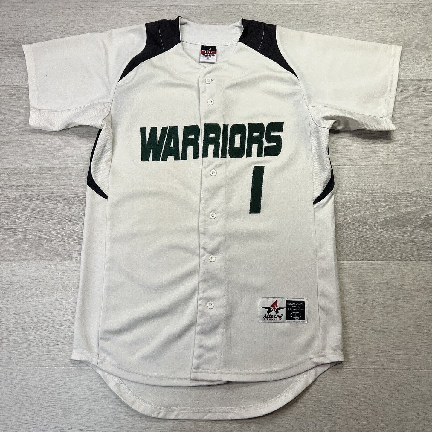 Alleson Athletic Warriors Baseball Jersey Size Small