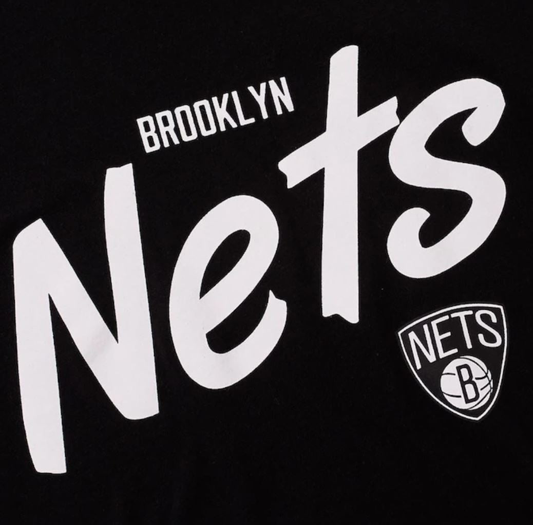 NBA Basketball Brooklyn Nets Youth Black T-Shirt Size 16 Years