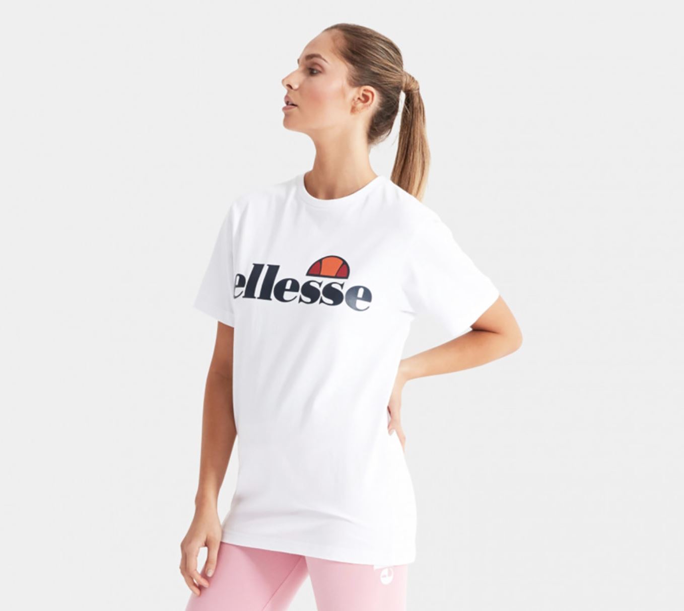 ellesse Print Logo Women's White T-Shirt