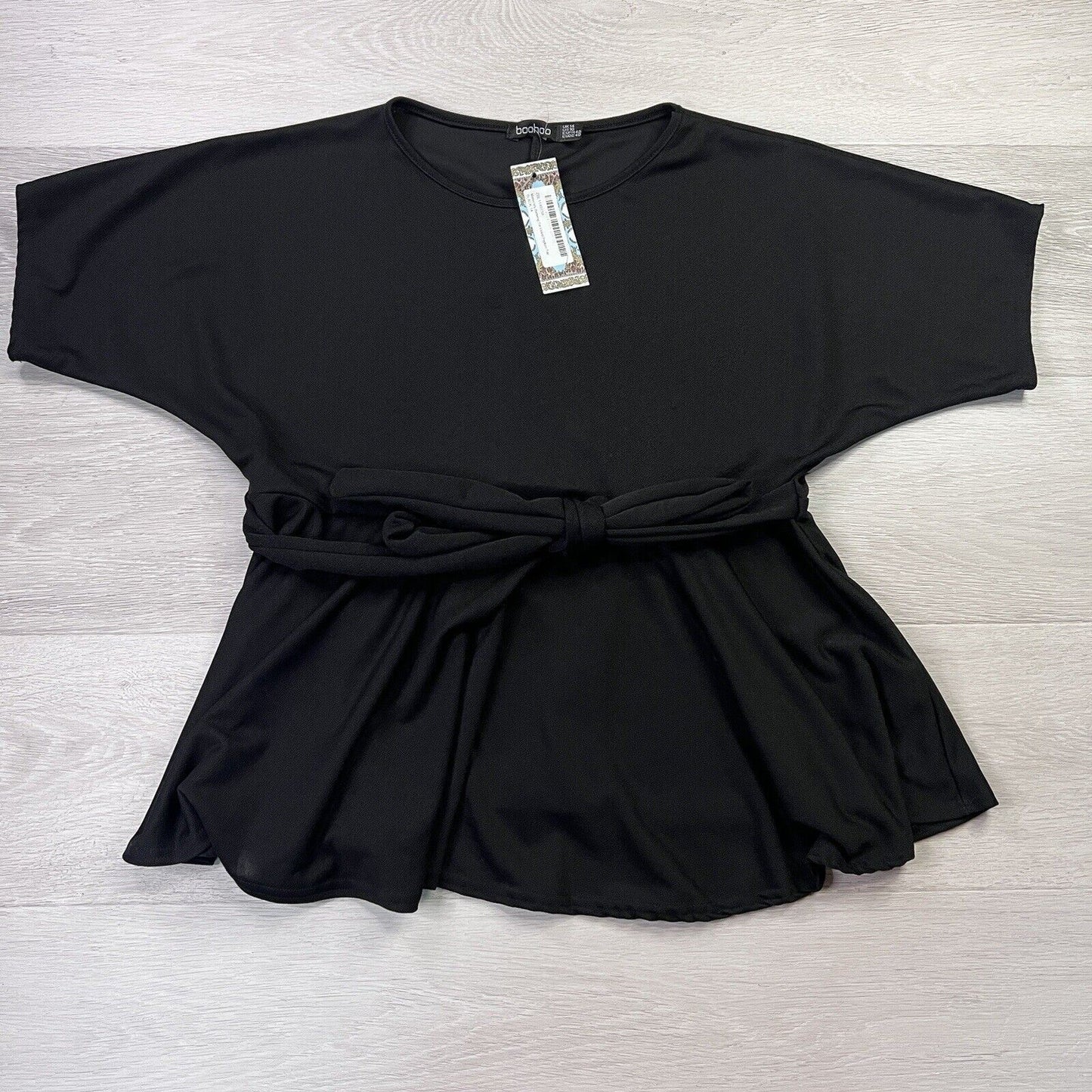 Boohoo Women's Black Maternity Top Size 14 (new)