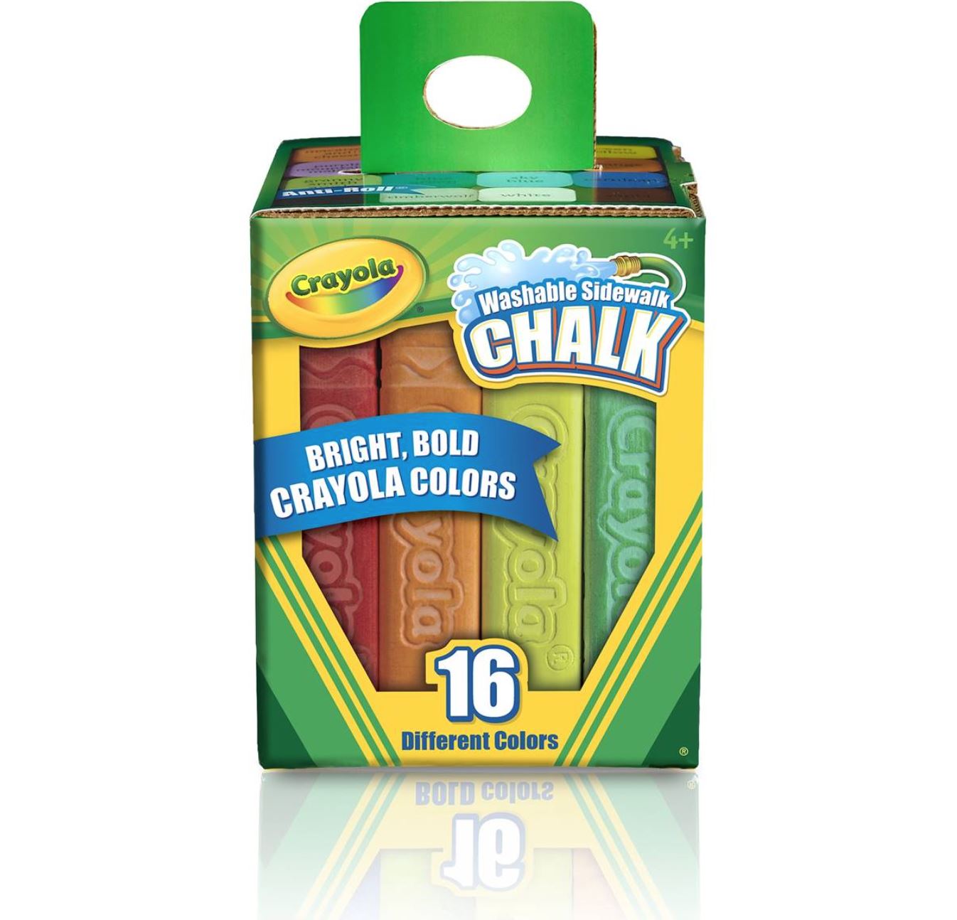 Crayola Washable Sidewalk Pavement Chalk 16 Colors