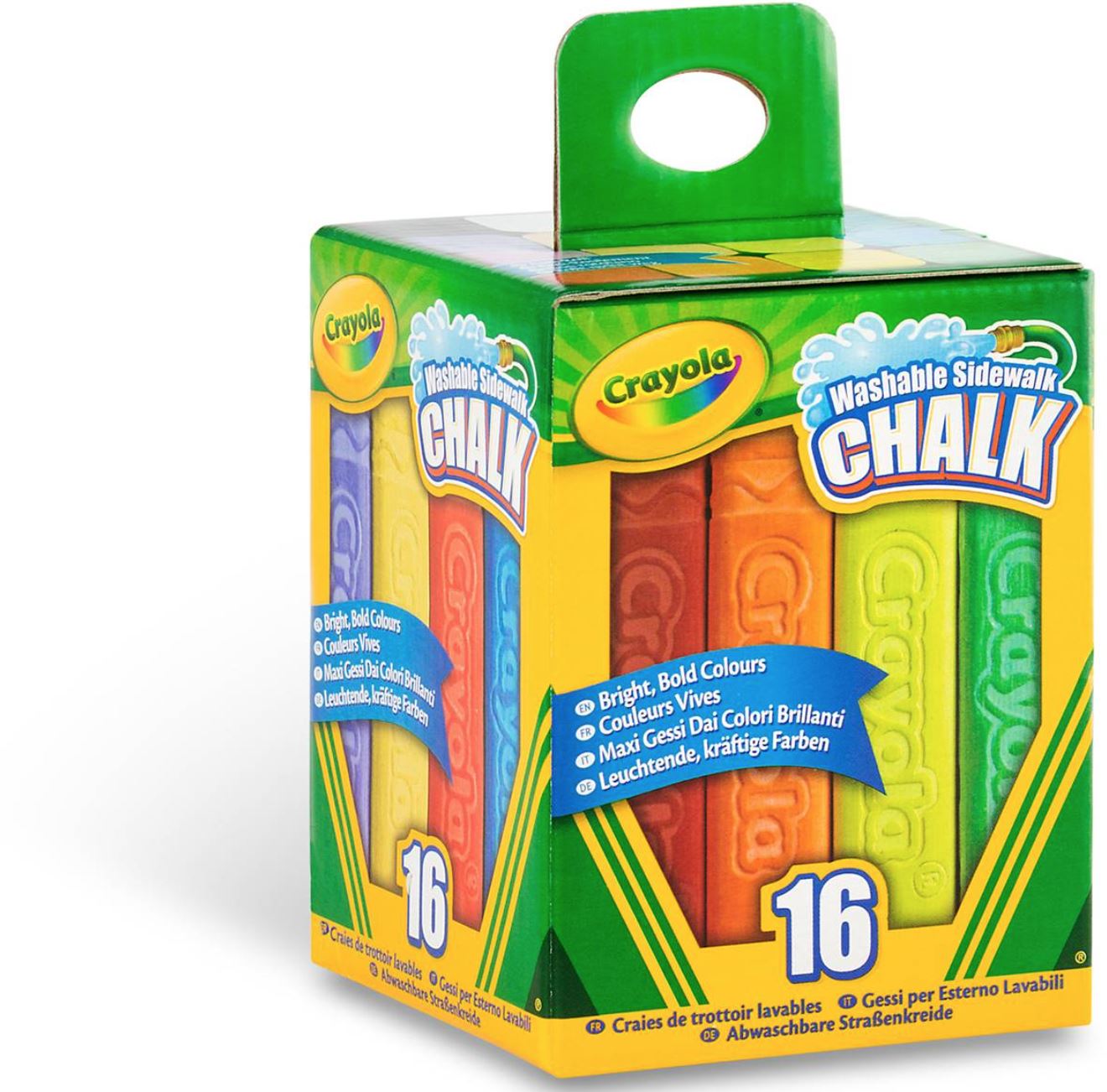 Crayola Washable Sidewalk Pavement Chalk 16 Colors