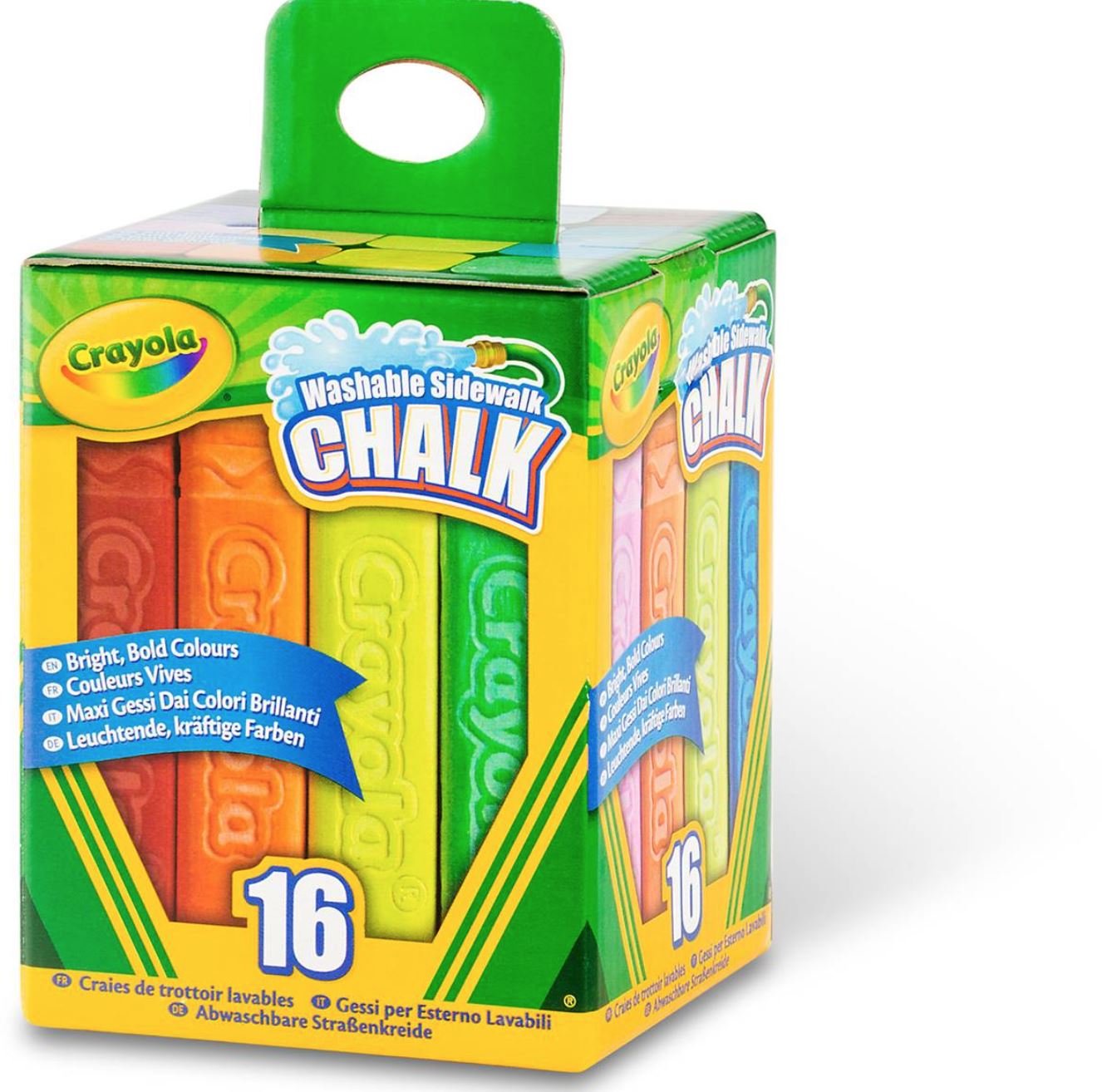Crayola Washable Sidewalk Pavement Chalk 16 Colors