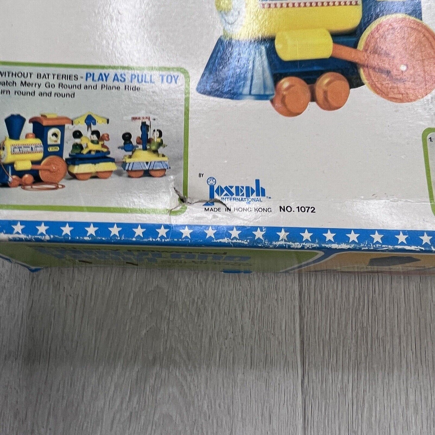 Vintage Joseph International Battery Fairyland Train With Power Cartridge