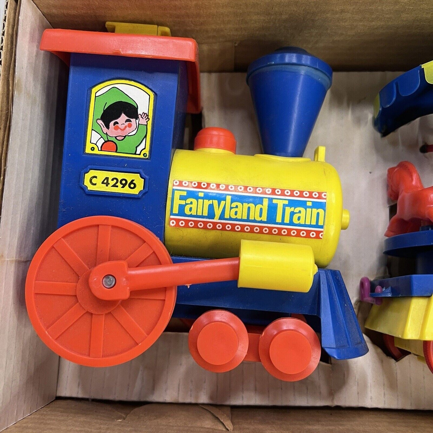 Vintage Joseph International Battery Fairyland Train With Power Cartridge