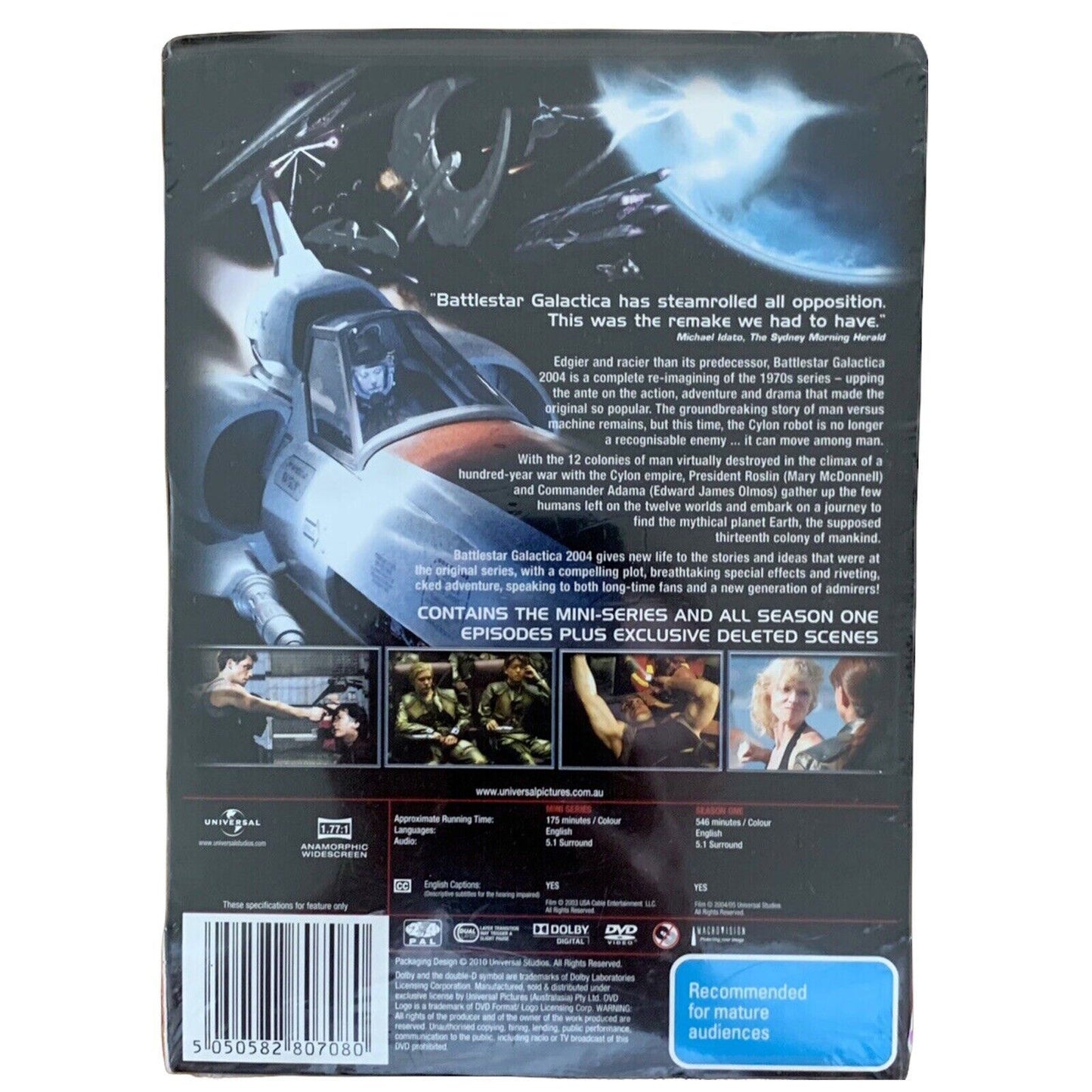 Battlestar Galactica : Season 1 - New - Limited Edition Steel Case