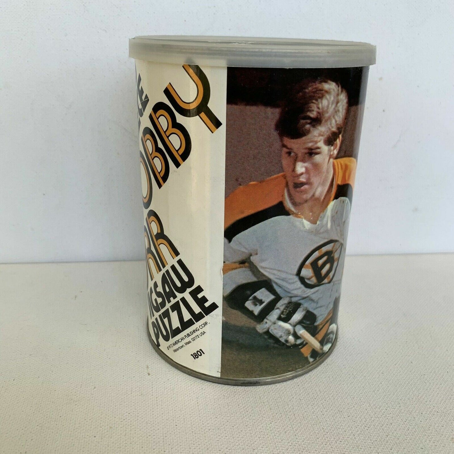 Vintage Bobby Orr Ice Hockey 300 Piece Puzzle 1972