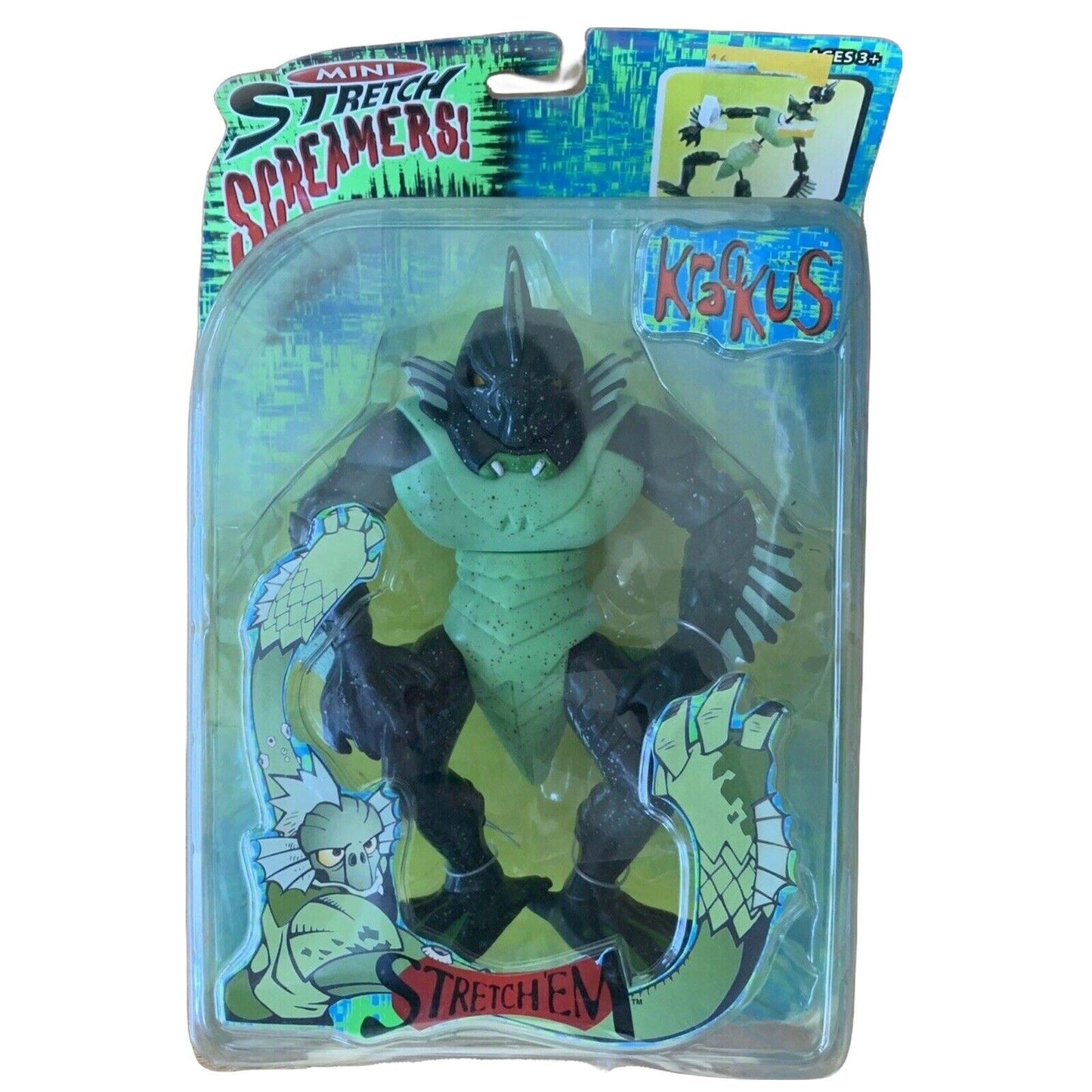 Vintage 2001 Mini Stretch Screamers Krackus Brand New in Box