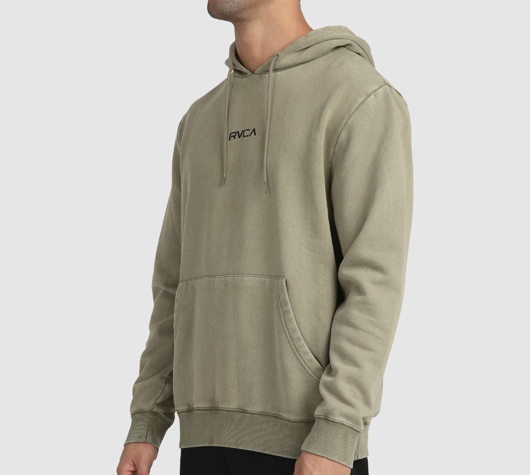 RVCA Mens Olive Green Pullover Hoodie Size XL (New)