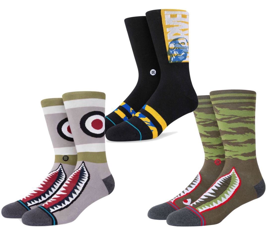 Ironman, Warbird & Warbird Stance Performance Socks Size Medium (US 6 - 8.5)