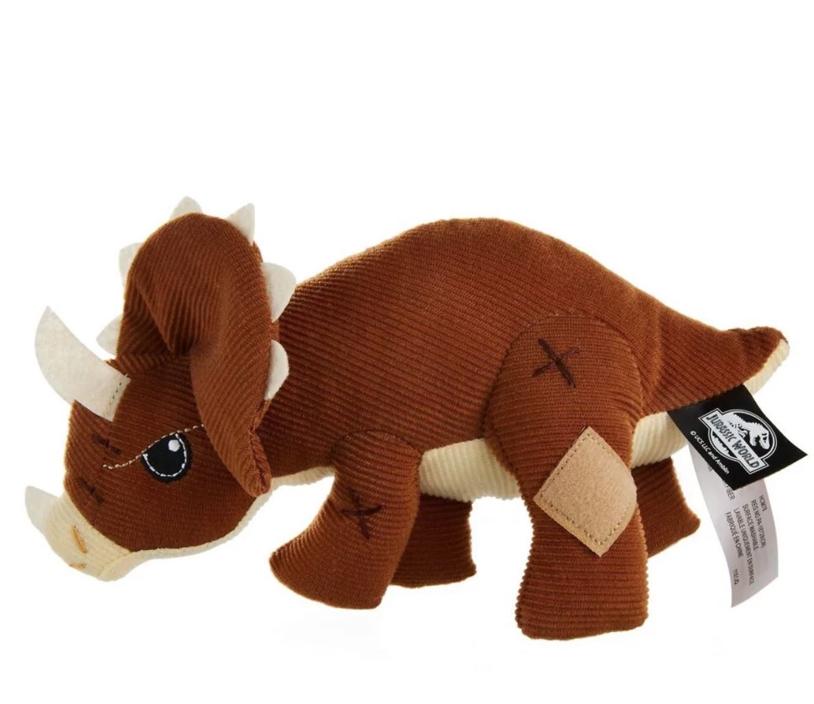 Mattel Jurassic World Stitchlings Triceratops Plush Toy Talking Plush
