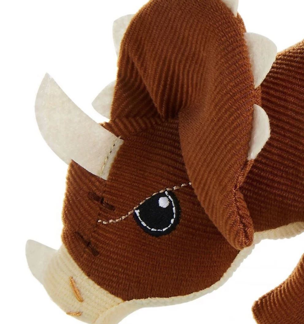 Mattel Jurassic World Stitchlings Triceratops Plush Toy Talking Plush