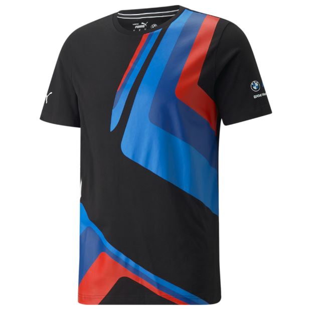 Puma BMW M Motorsport Mens Black T-Shirt Size Large