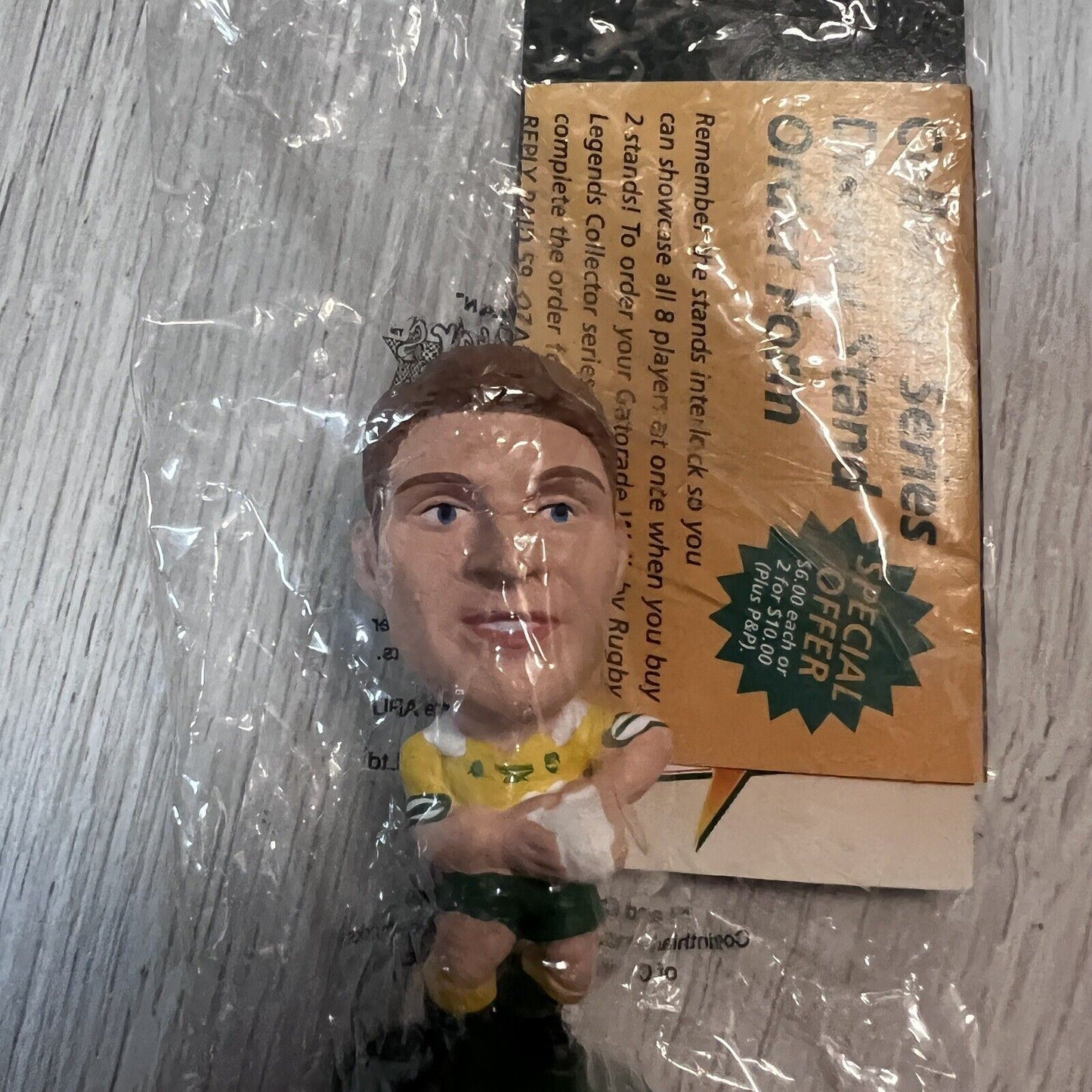 Vintage 1999 Gatorade Wallaby Legends Rugby Collectors Series Tim Horan Figure