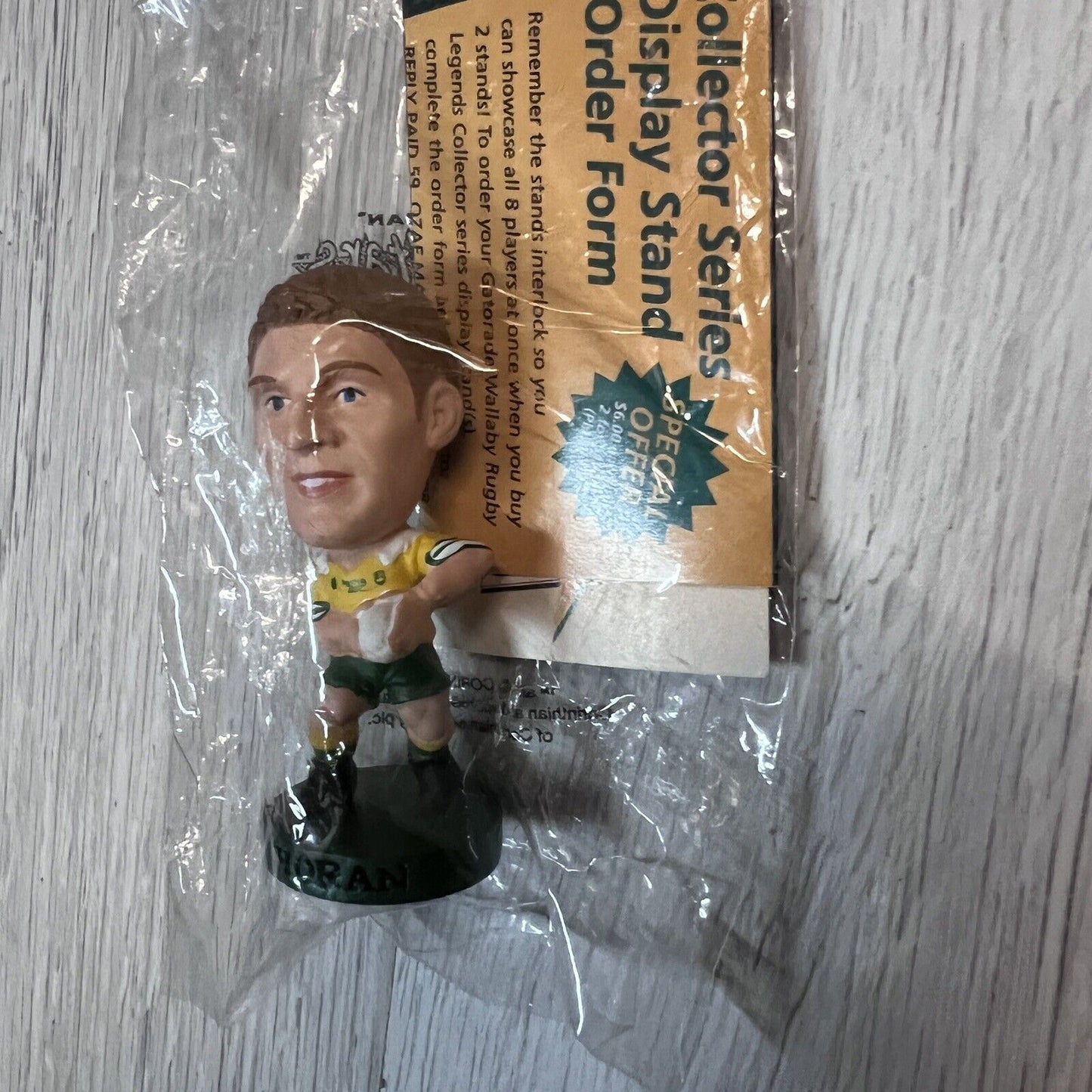 Vintage 1999 Gatorade Wallaby Legends Rugby Collectors Series Tim Horan Figure