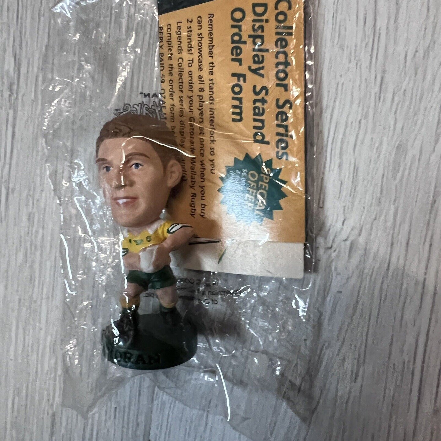 Vintage 1999 Gatorade Wallaby Legends Rugby Collectors Series Tim Horan Figure