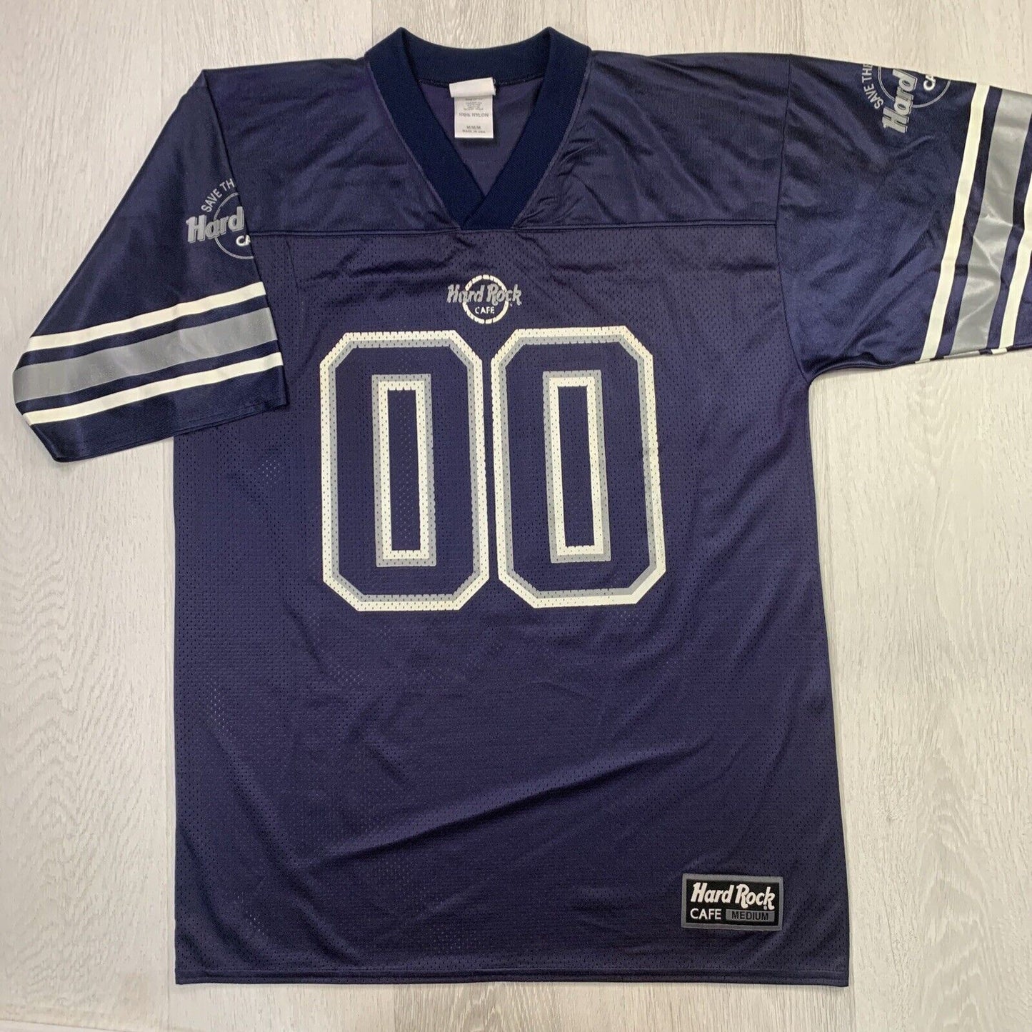 Hard Rock Cafe Atlanta Gridiron Jersey Size Medium #00 American Football Jersey