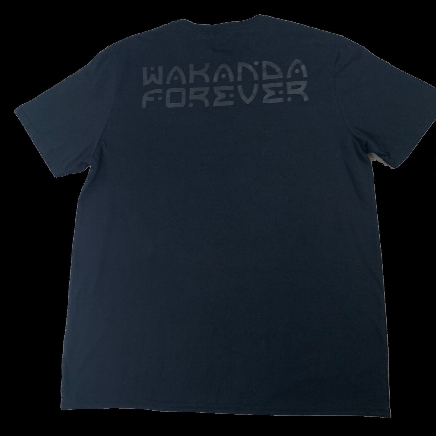 Marvel Avengers Black Panther 'Wakanda Forever' Black Mens T-Shirt (L/XL/2XL)