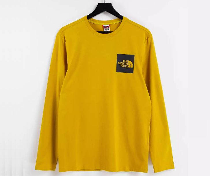 The North Face Long Sleeve Yellow T-shirt Size M (New)